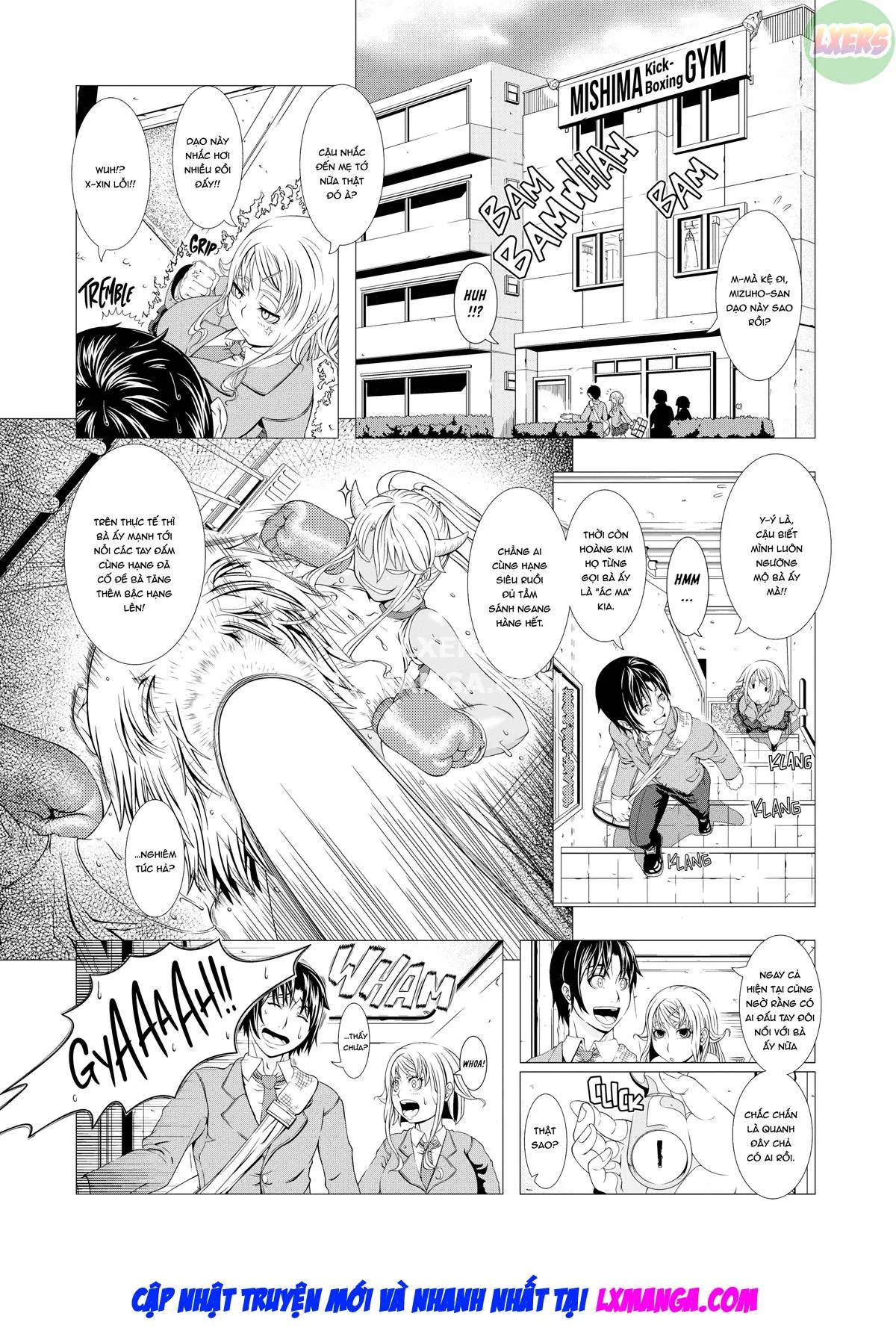 HentaiVN.net - Ảnh 4 - Wife Life - Chap 8 - Kick or Sex?