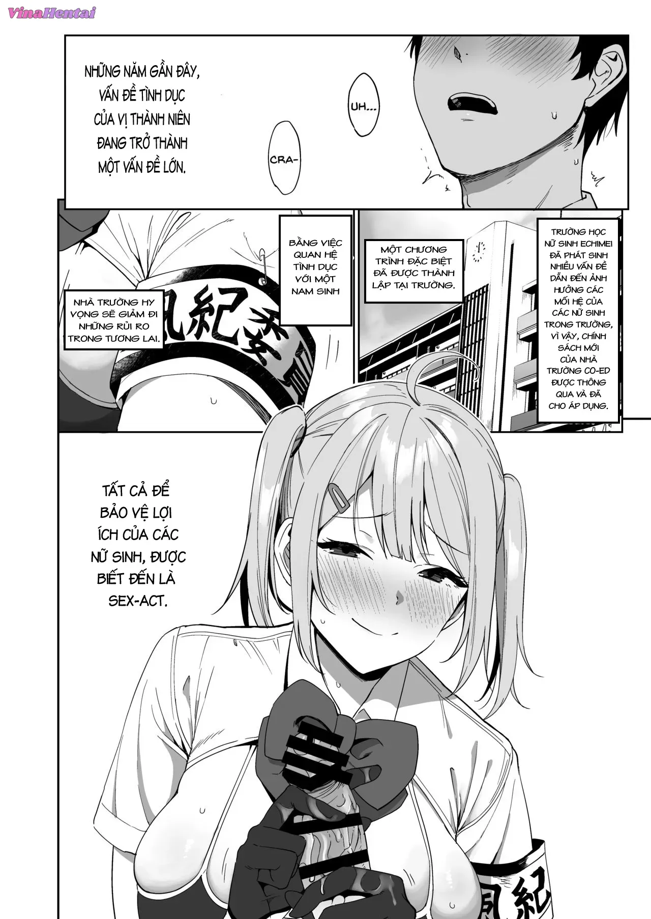 HentaiVN.net - Ảnh 4 - Fuuki Iin To Fuuzoku Katsudou [SEX ACTS With A Member Of The Public Moral Committee] - Chap 1