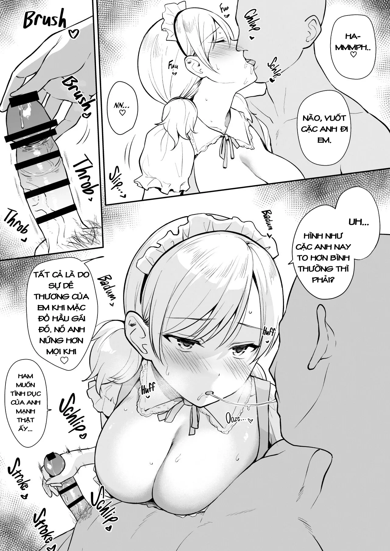 HentaiVN.net - Ảnh 4 - Thương Bạn Thân! Tôi Quyết Định Chăm Sóc Giúp Em Gái Nó! [Shinyuu no Imouto; My Best Friends Little Sister] - Hậu truyện. Đi Siêu Thị Cosplay Hầu Gái