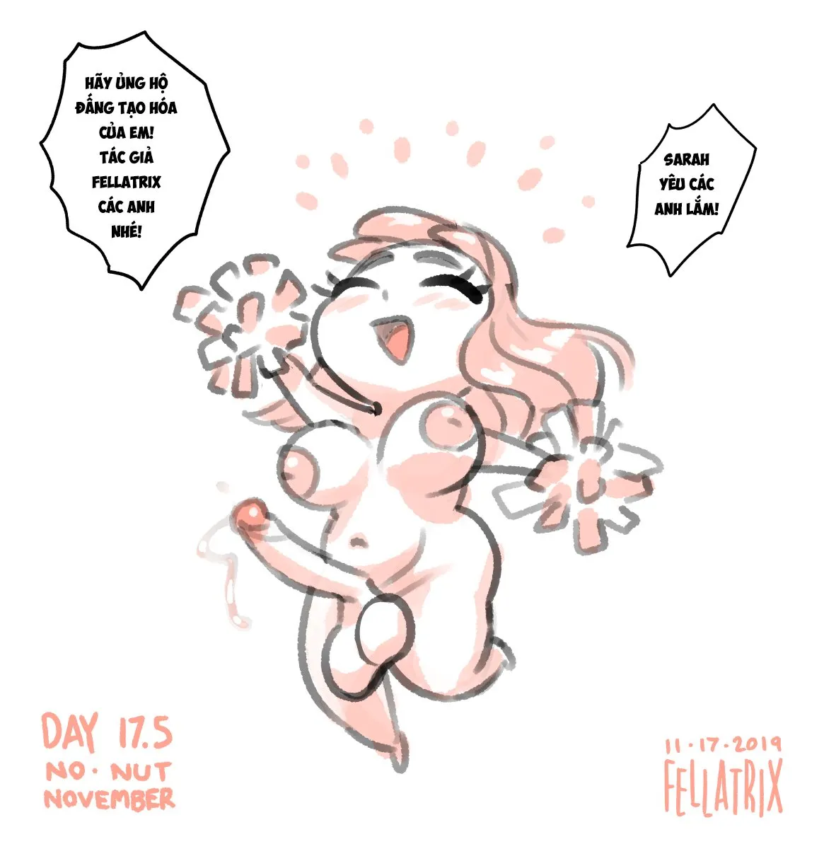HentaiVN.net - Ảnh 3 - Sarah's No Nut November [Nhật Ký No Nut November của Sarah!] - Chap 2 - 15 Ngày Sau Đó