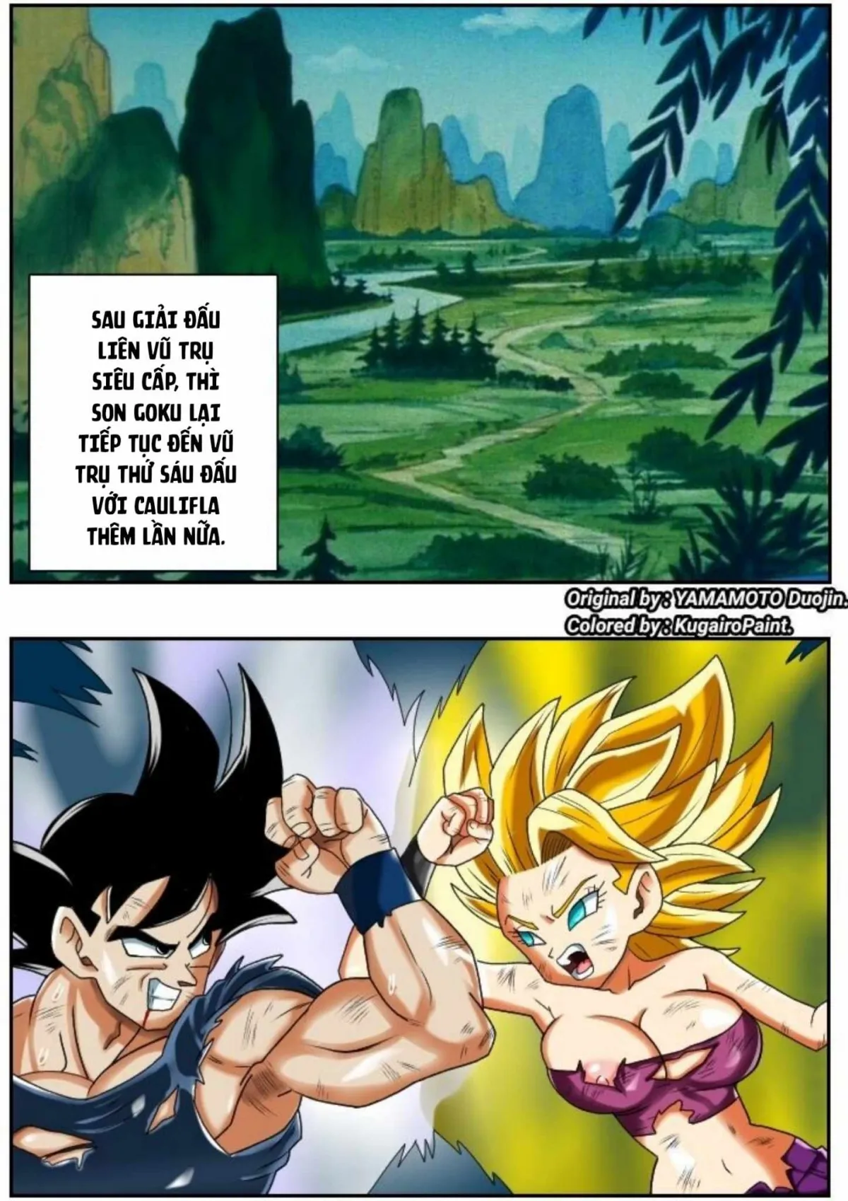 HentaiVN.net - Ảnh 4 - DRAGON BALL SUPER: Trận chiến ở vũ trụ thứ 6!! [DRAGON BALL SUPER: Battle in the 6th Universe!!] - Oneshot: Bản màu