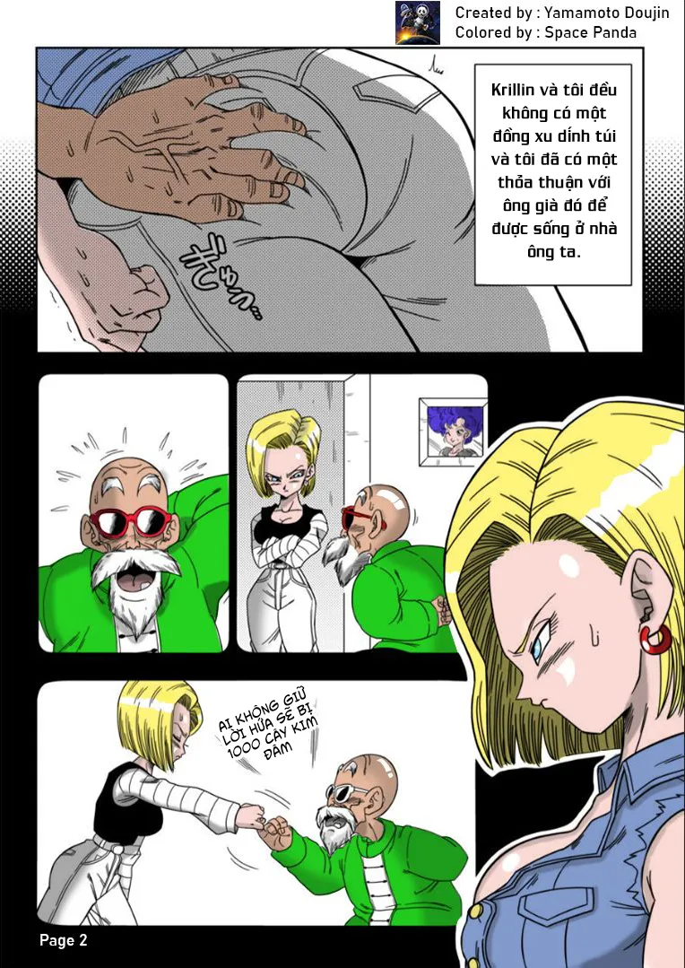 HentaiVN.net - Ảnh 4 - Android 18 sa đọa [Màu + Không che] [Android n18 VS Kamesennin (Dragon Ball)] - Oneshot [Màu]