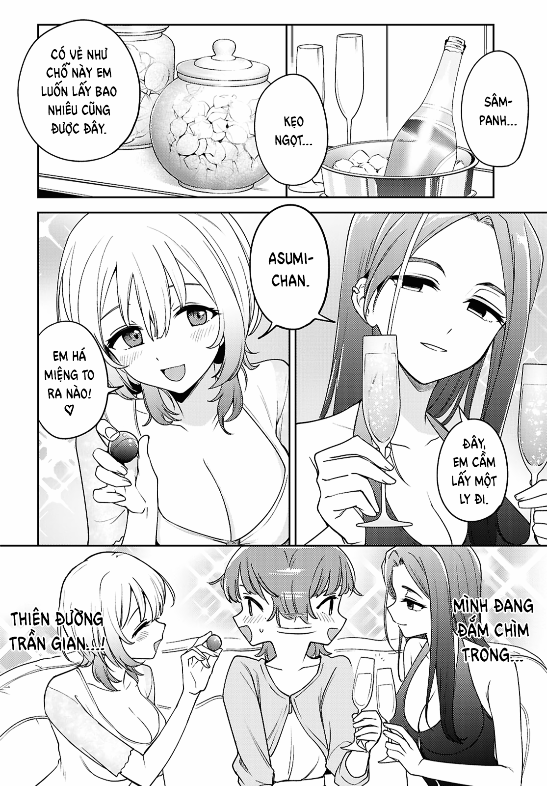 HentaiVN.net - Ảnh 4 - Asumi-chan có hứng thú với Nhà thổ Bách hợp! - Đêm25