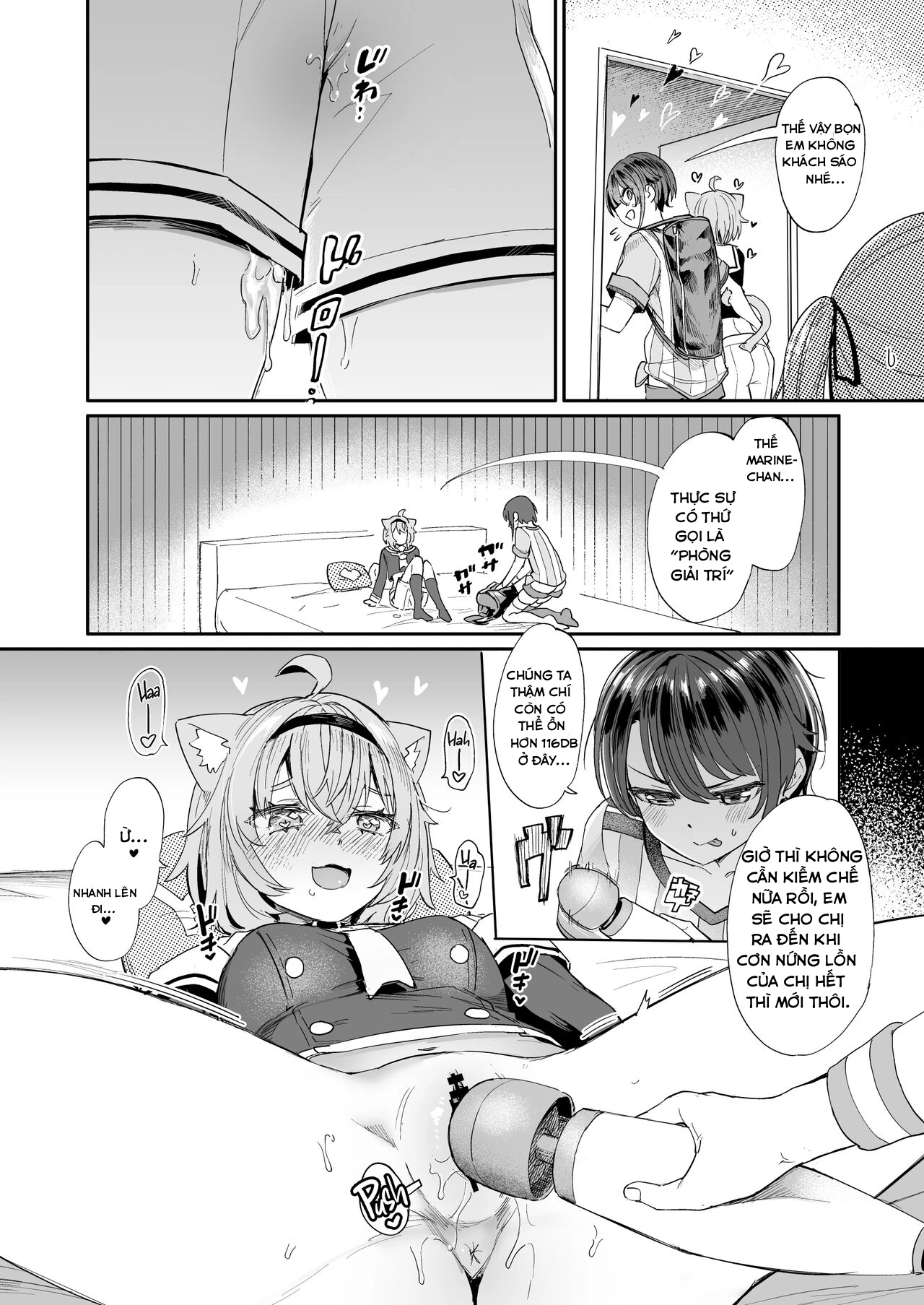 HentaiVN.net - Ảnh 5 - Super Estrus Danger Zone - oozora-subaru-x-nekomata-okayu