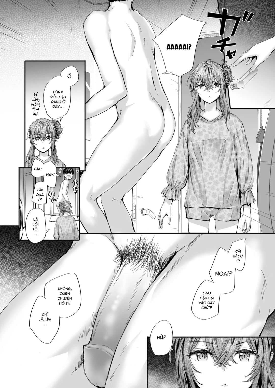 HentaiVN.net - Ảnh 4 - Gắn kết từ thơ ấu - Oneshot