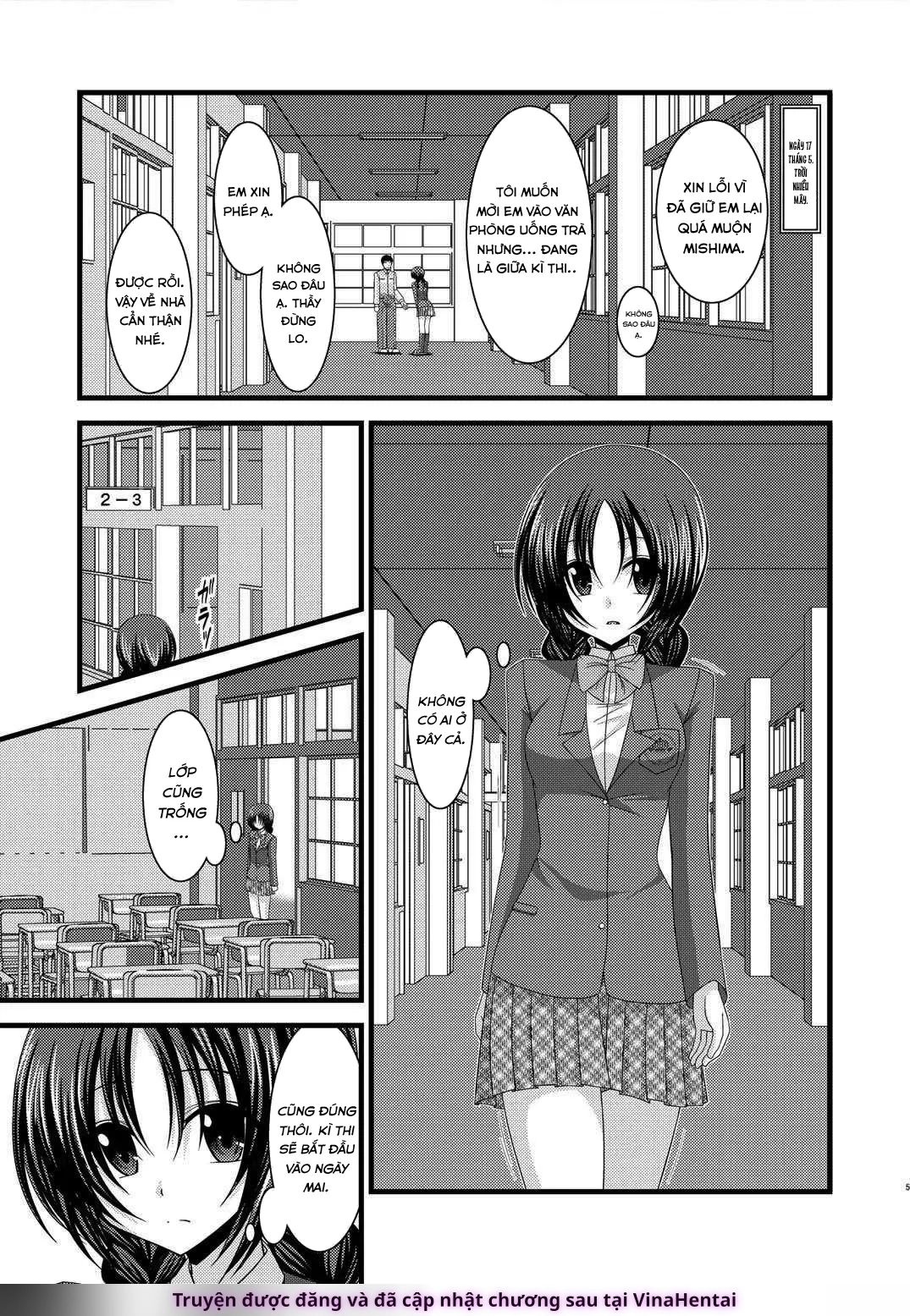 HentaiVN.net - Ảnh 3 - Nhật Ký Thiếu Nữ Khỏa Thân [Roshutsu Shoujo Nikki; Exhibitionist Girl Diary] - Chap 2