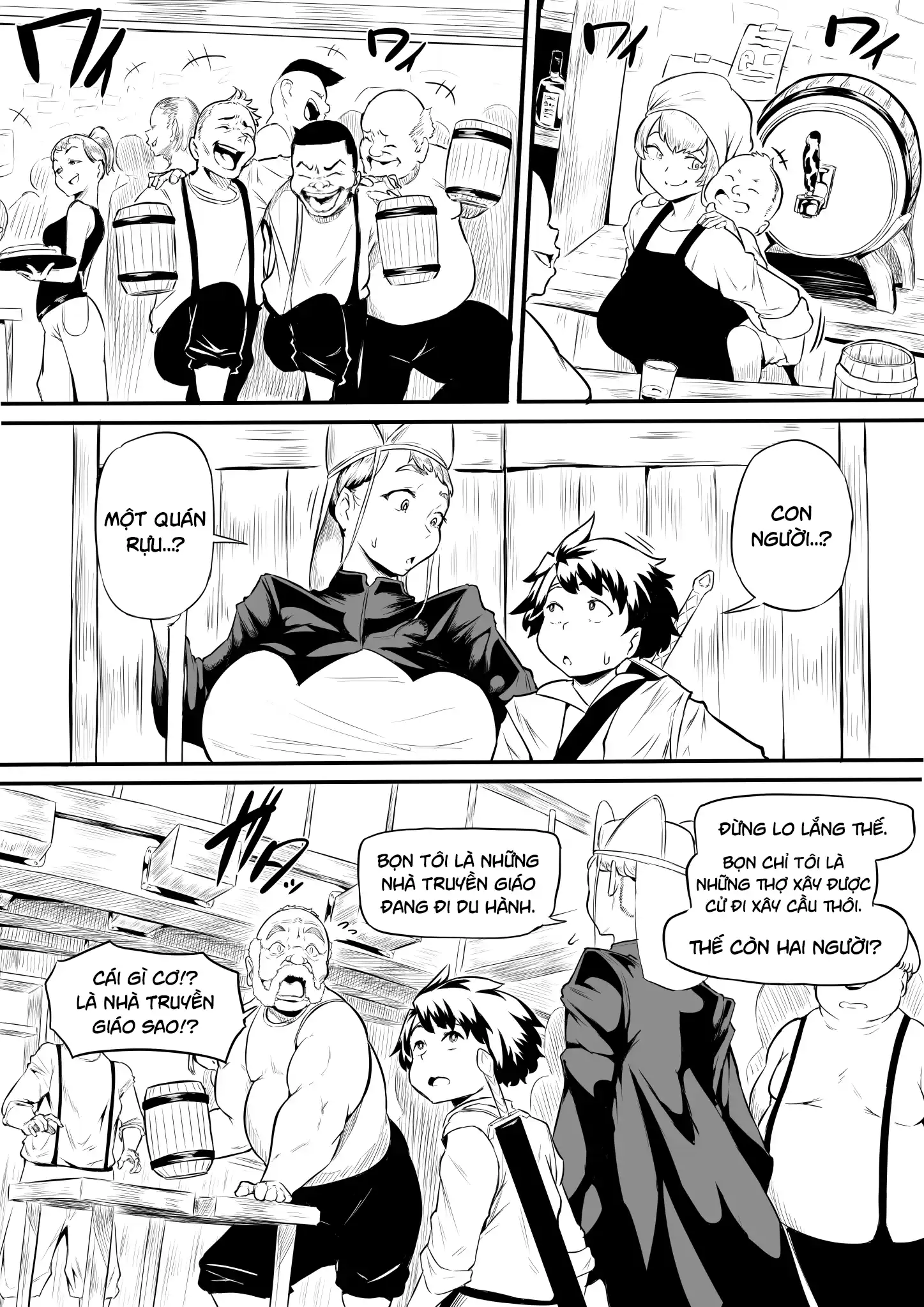 HentaiVN.net - Ảnh 4 - Quán Rựu Của Bầy Orc - Oneshot