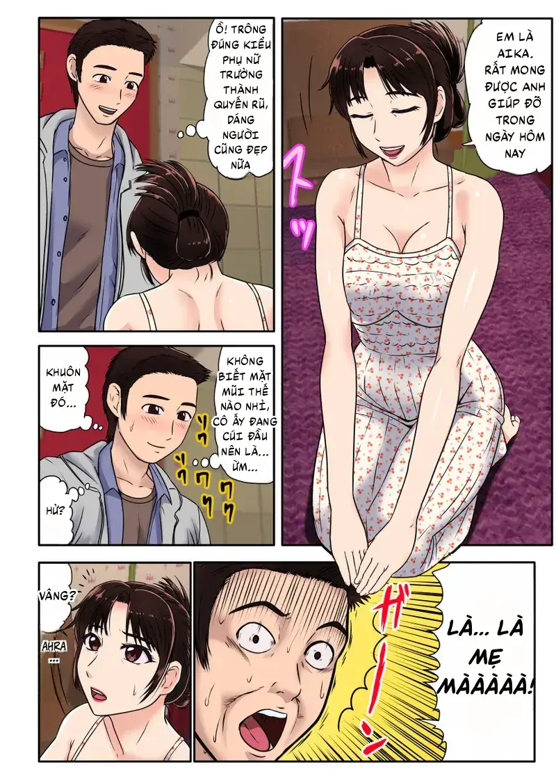 HentaiVN.net - Ảnh 5 - Bị thằng bạn lôi đến tiệm Soapland MILF, ai ngờ người phục vụ lại là mẹ tôi - Oneshot