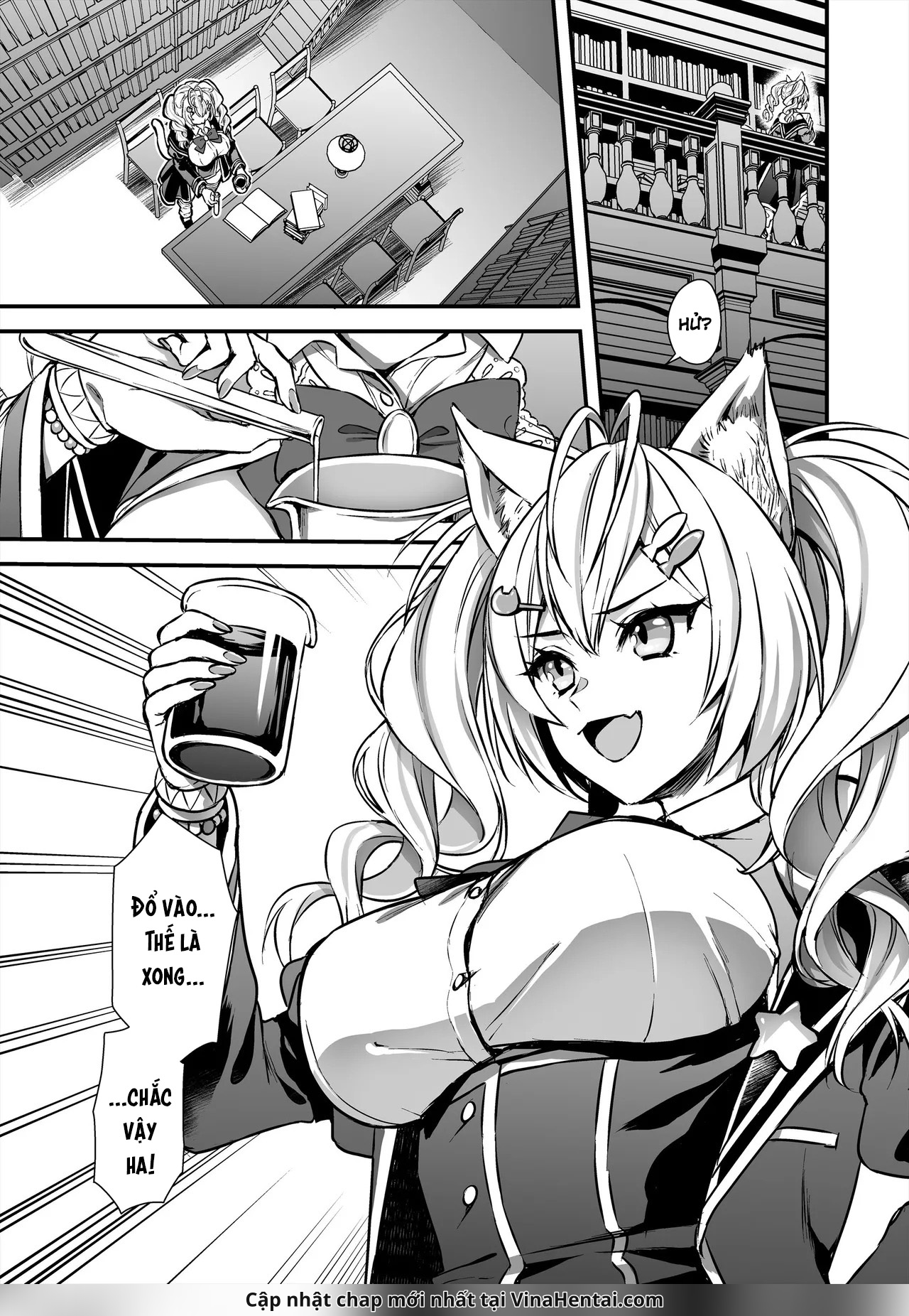 HentaiVN.net - Ảnh 4 - Mahou Gakuen No Ochikobore - Chap 2