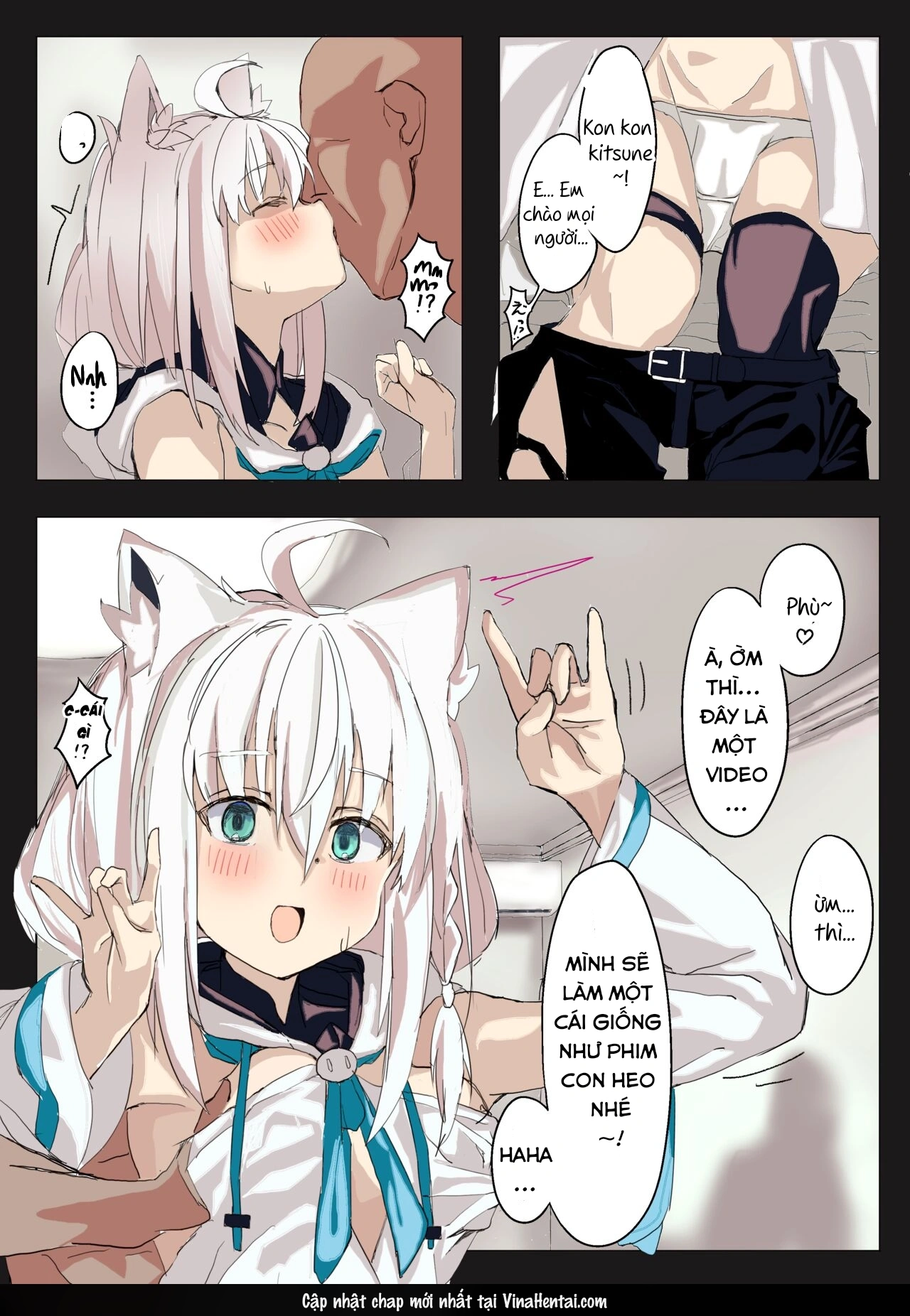 HentaiVN.net - Ảnh 5 - Shirakami Fubuki ga AV Totchau Hon. - oneshot