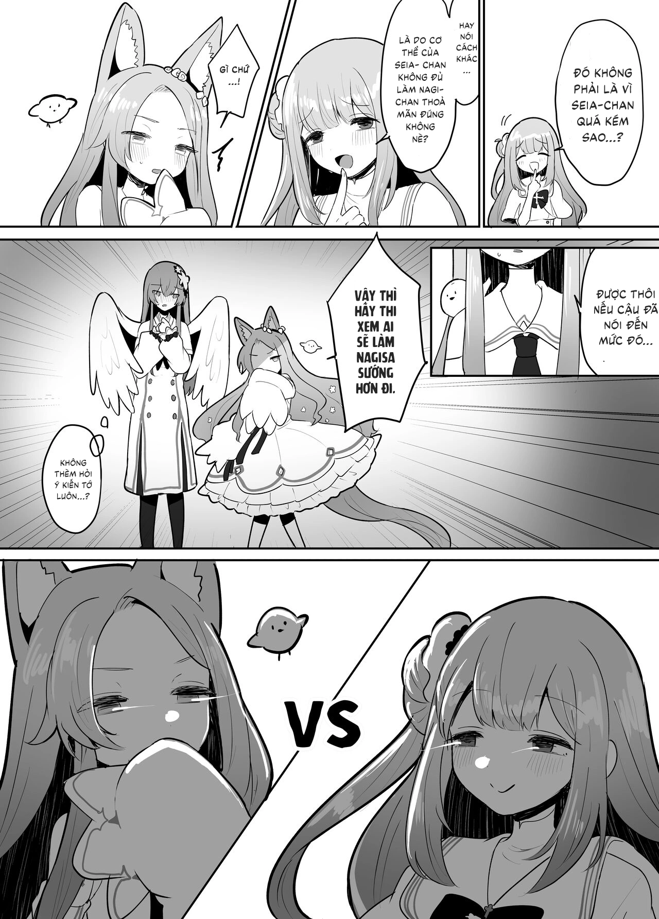 HentaiVN.net - Ảnh 4 - Hội Tiệc Trà toàn CÚ CÓ GAI: Seia VS Mika - Oneshot