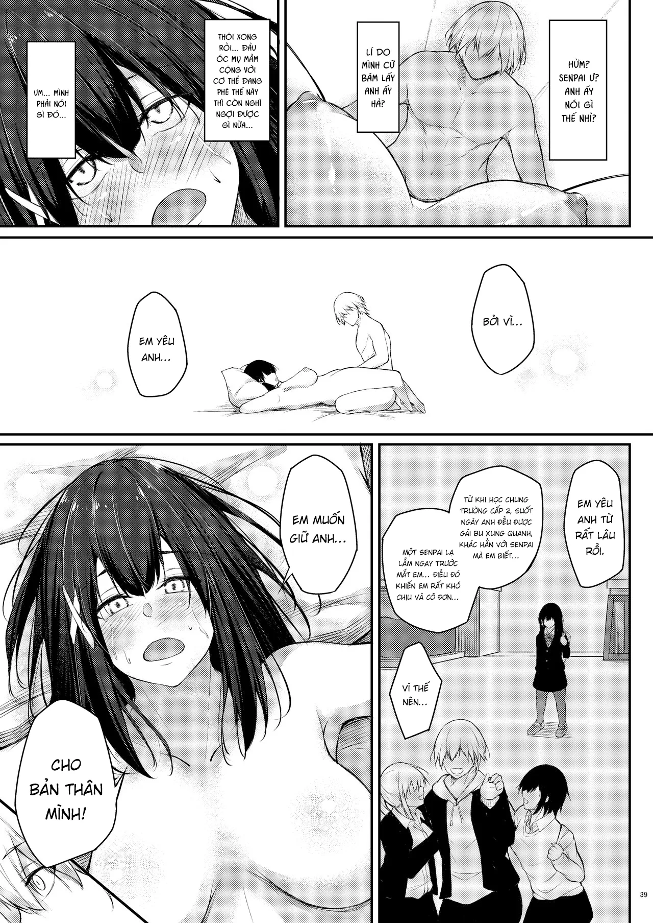 HentaiVN.net - Ảnh 39 - Kouhai Fuukiiin ni Yoru Furyou Senpai no Otoshikata [How to rehabilitate a bad senior by a junior discipline] - Oneshot
