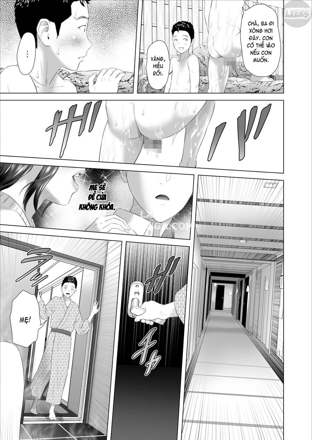 HentaiVN.net - Ảnh 41 - Kinjo Yuuwaku Musuko ni Otto no Soba de Dakareru Haha Hen - Chap 2