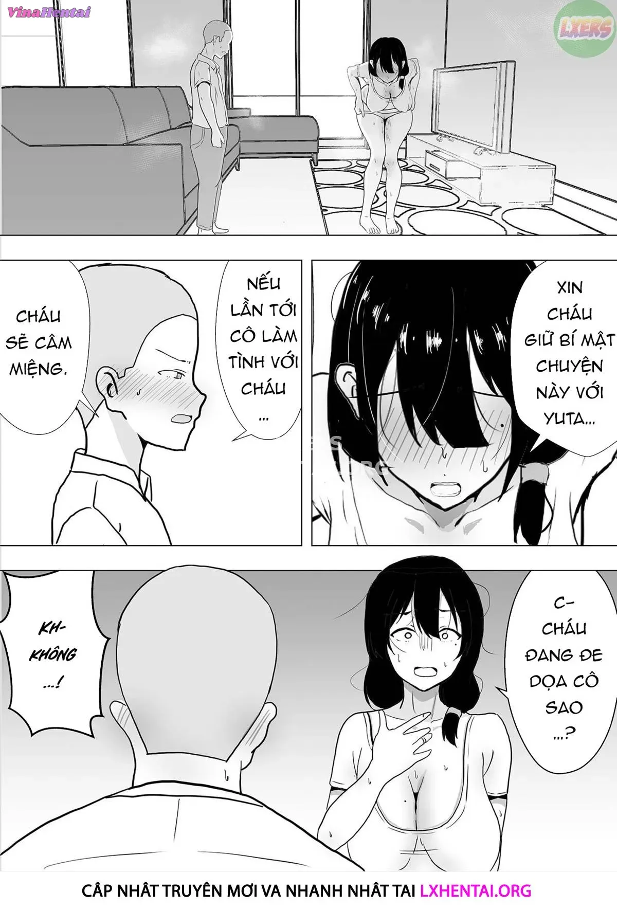 HentaiVN.net - Ảnh 40 - TomoKano Kaa-chan~ Daisuki na Ore no Hahaoya wa Aho na Shinyuu no Kanojo~ [My Mom Is My Friend's Girlfriend] - Chap 1