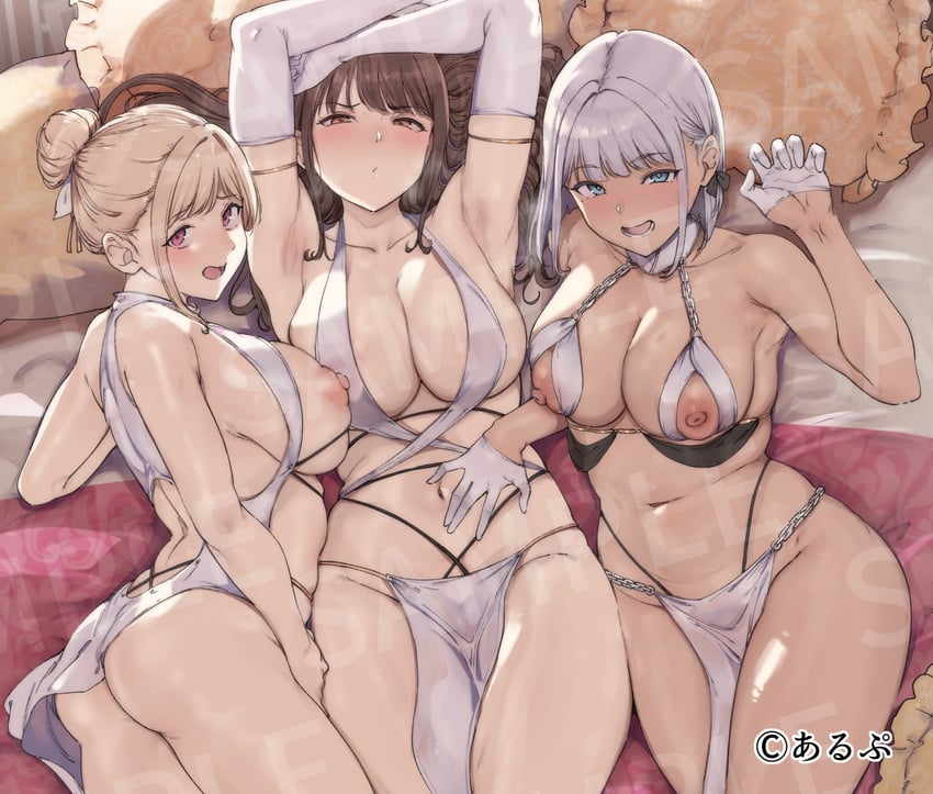 HentaiVN.net - Ảnh 42 - Hòn đảo phi luân lý - Chap 4: Tham dự lễ hội với 3 cô em ngọt nước (Phần sau).