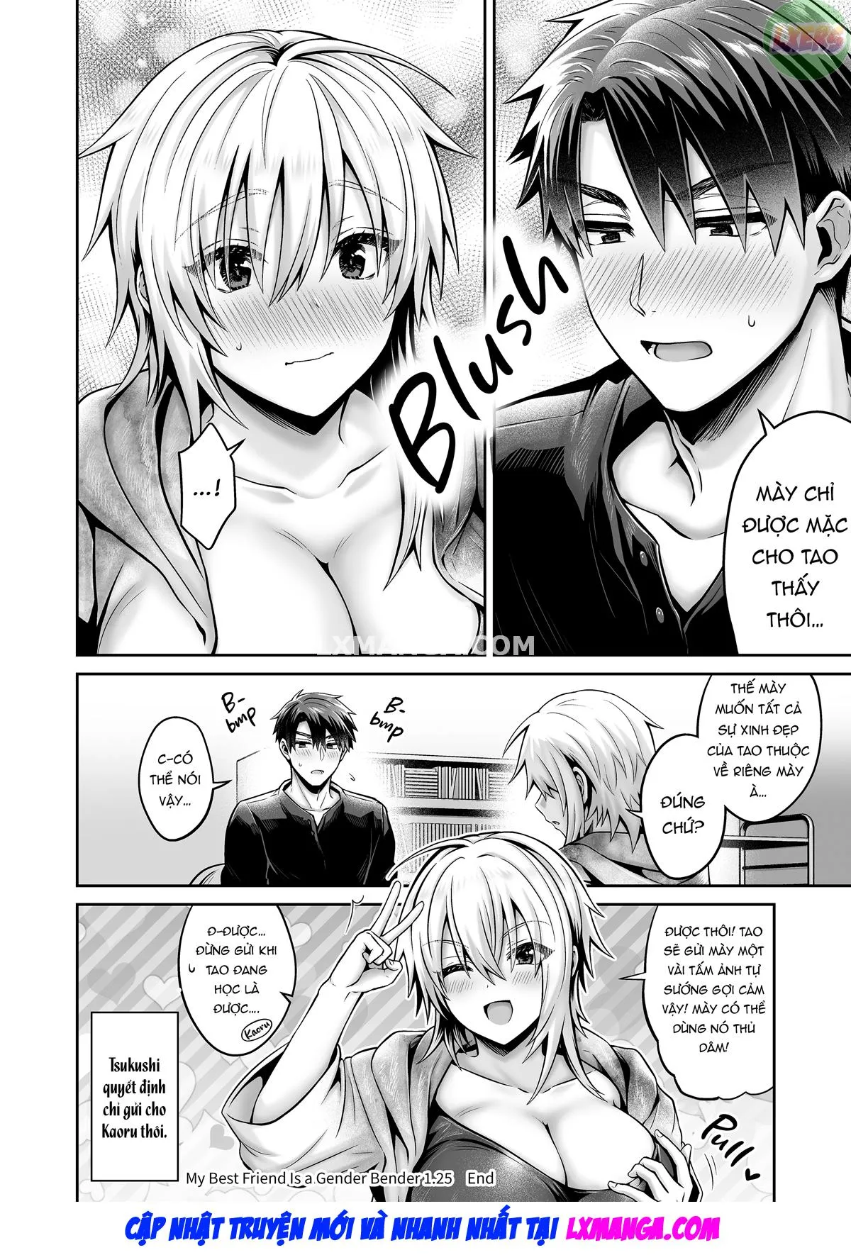 HentaiVN.net - Ảnh 40 - Ore No Shinyuu Wa TS (Seitenka) Taishitsu - Chap 1