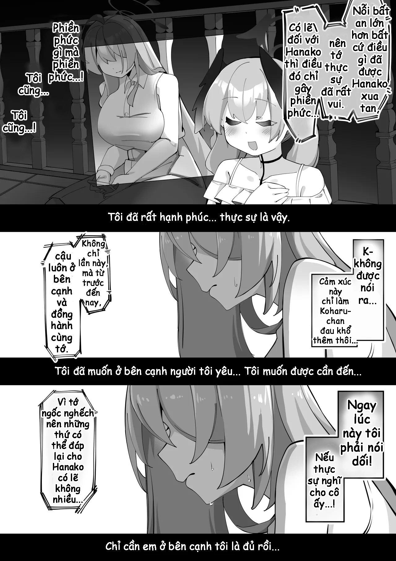 HentaiVN.net - Ảnh 41 - Futanari Koharu-chan vs Hanako-chan Manga - Chap 3