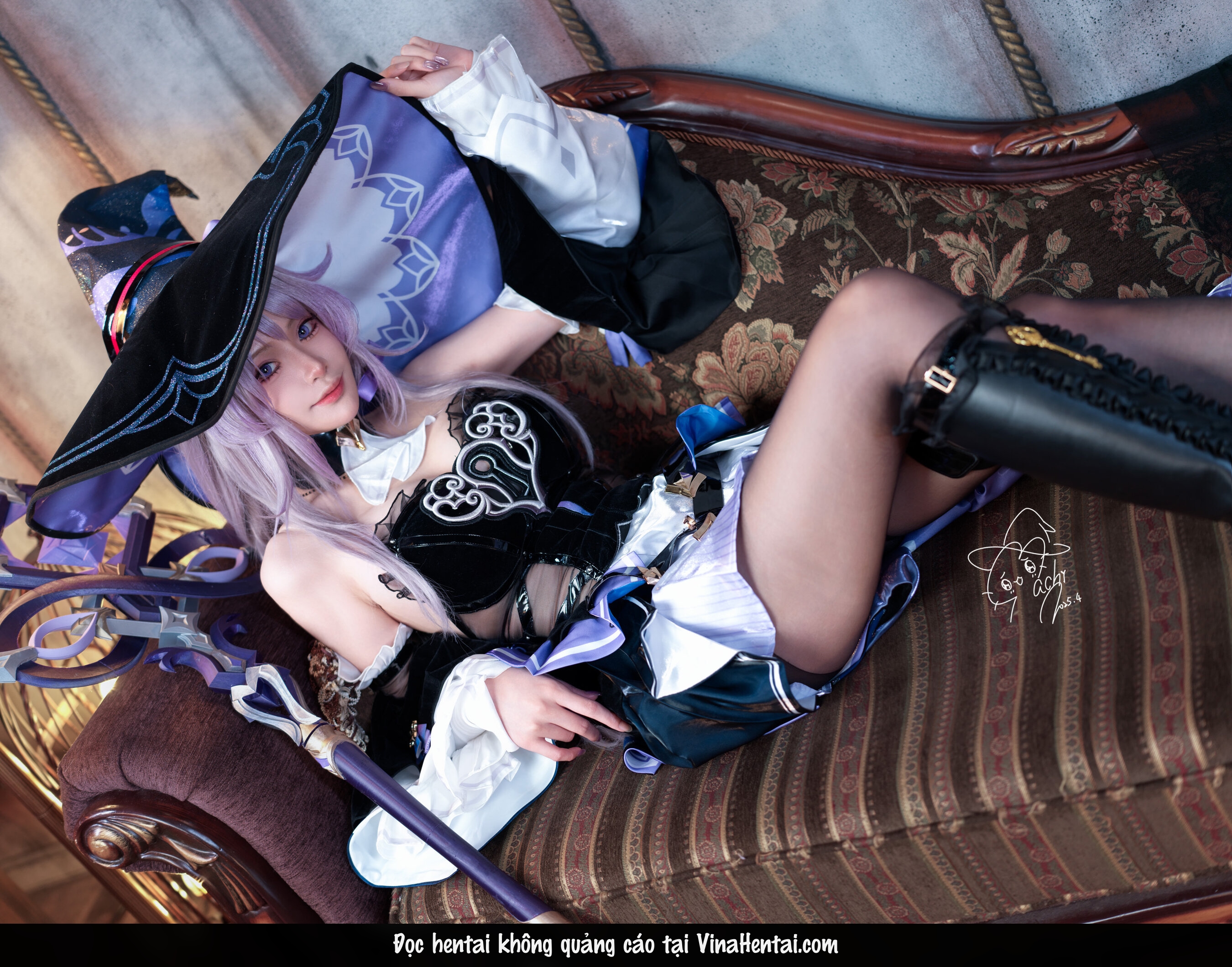 HentaiVN.net - Ảnh 39 - Cosplay The Herta - One shot