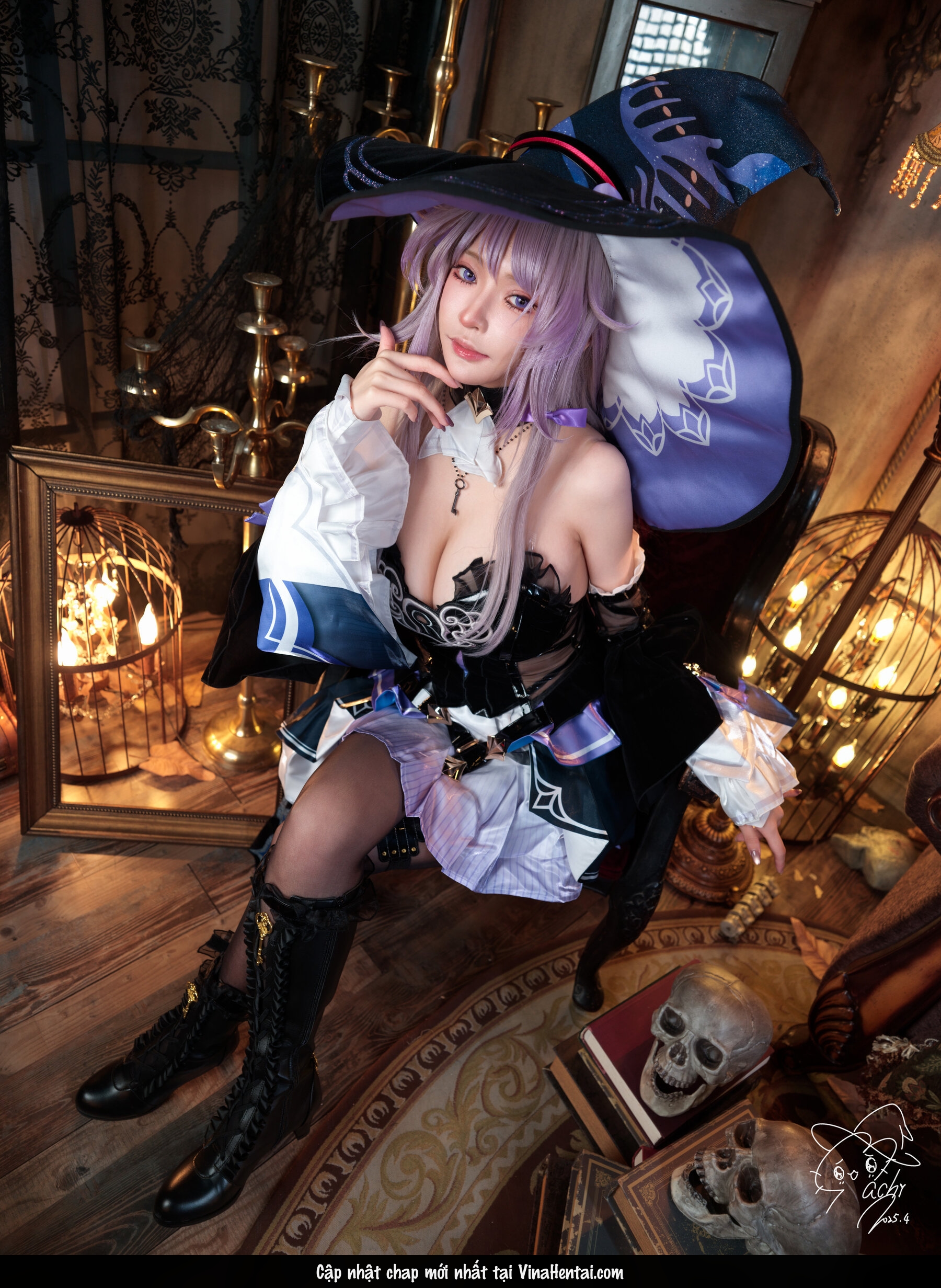 HentaiVN.net - Ảnh 14 - Cosplay The Herta - One shot