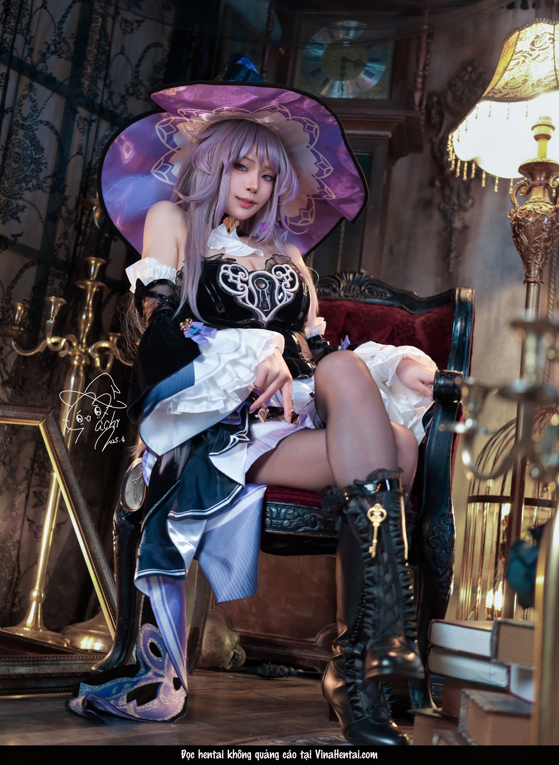 HentaiVN.net - Ảnh 9 - Cosplay The Herta - One shot