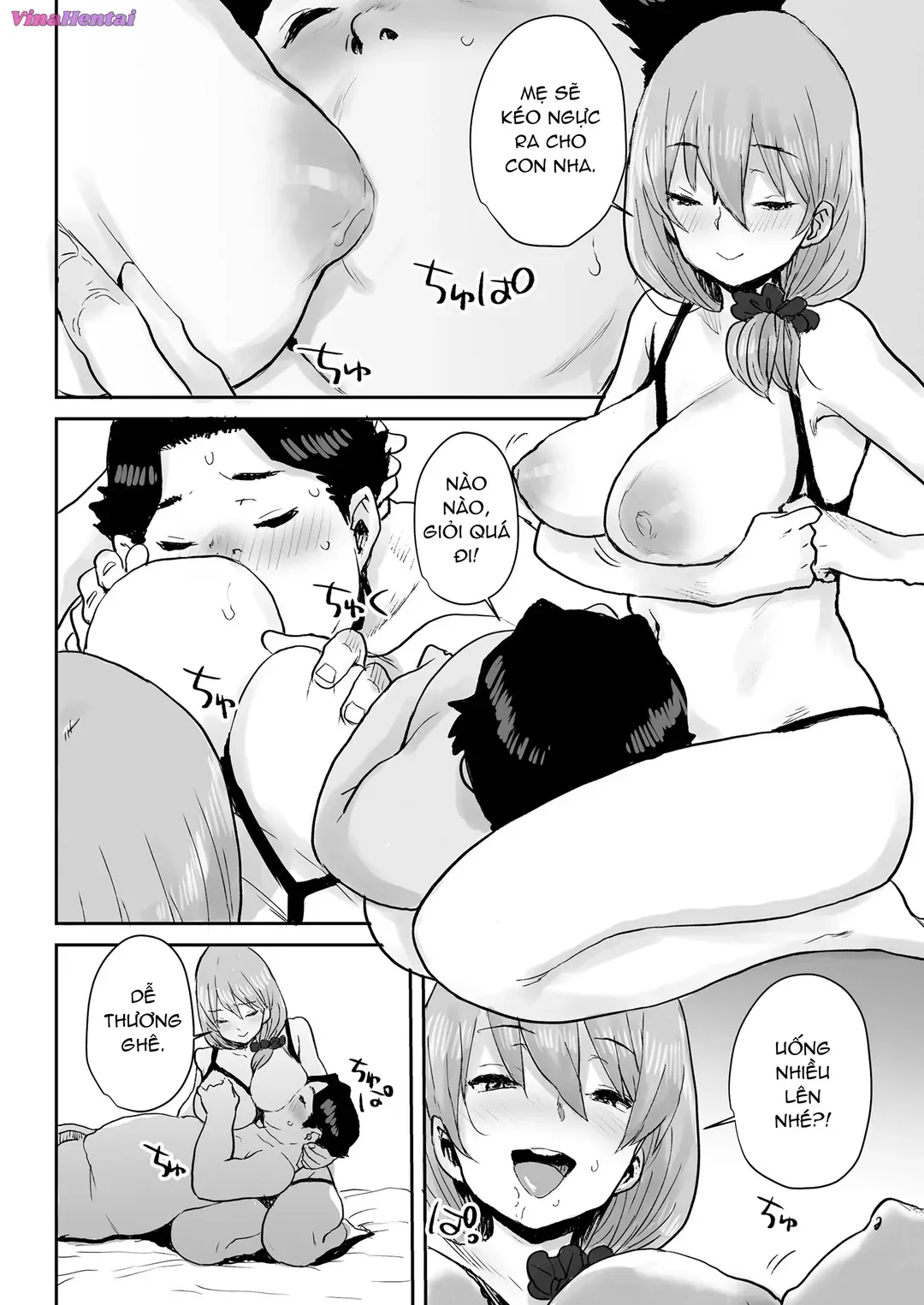 HentaiVN.net - Ảnh 41 - Ottori JK Saimin Appli de Bonyuu Mama - Oneshot