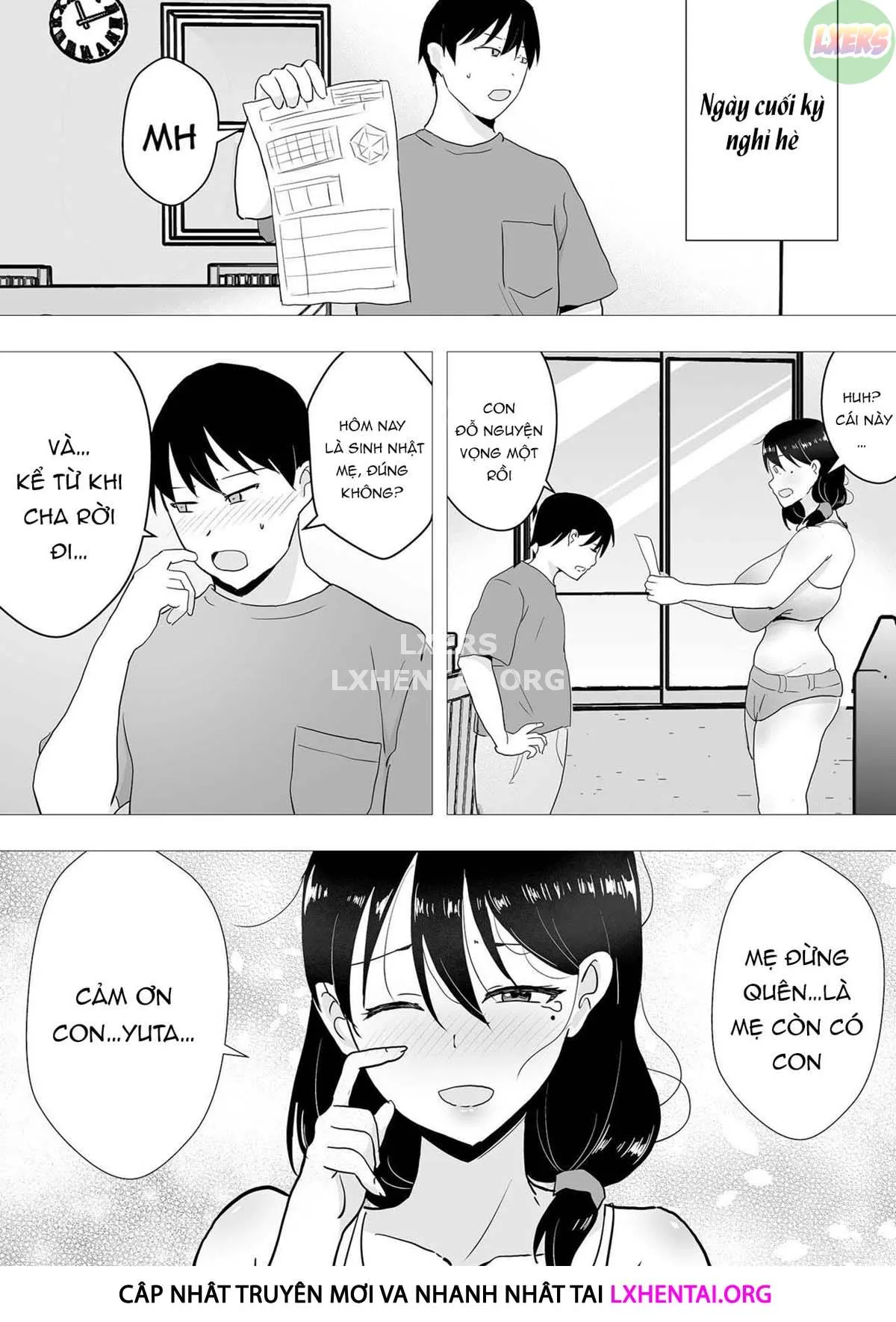 HentaiVN.net - Ảnh 41 - TomoKano Kaa-chan~ Daisuki na Ore no Hahaoya wa Aho na Shinyuu no Kanojo~ [My Mom Is My Friend's Girlfriend] - Chap 2