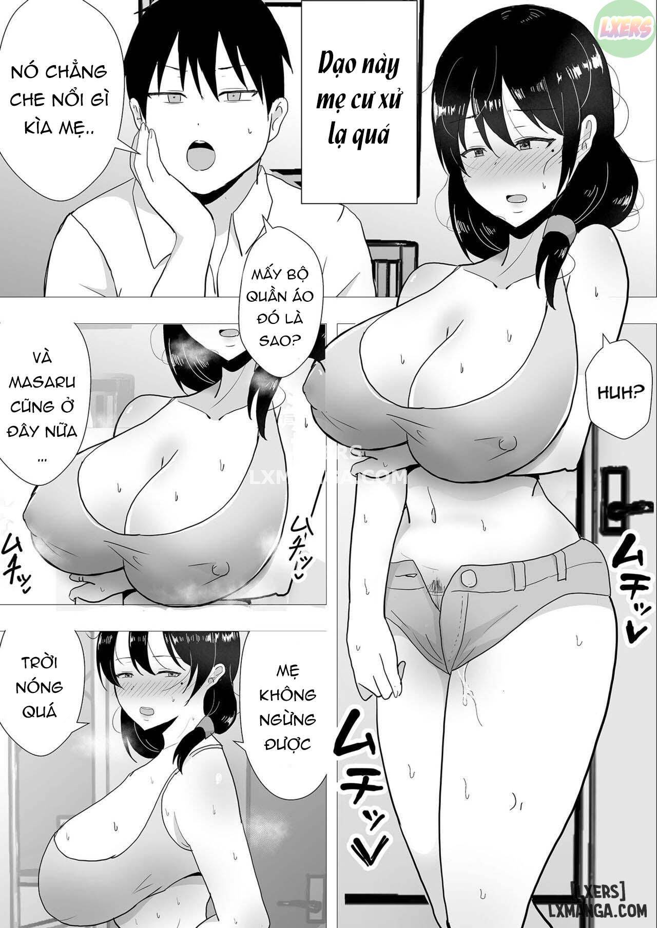HentaiVN.net - Ảnh 40 - TomoKano Kaa-chan~ Daisuki na Ore no Hahaoya wa Aho na Shinyuu no Kanojo~ [My Mom Is My Friend's Girlfriend] - Chapter 2 END