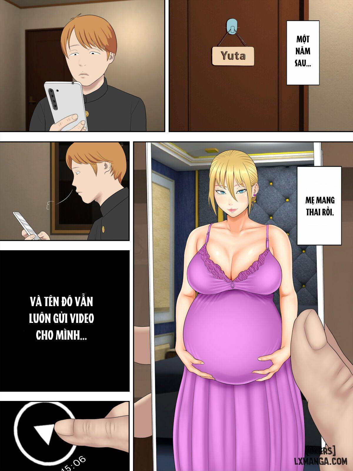 HentaiVN.net - Ảnh 41 - Manbiki Mama to Tencho no Musuko [Shoplifting Mom And Store Manager's Son] - Chapter 6