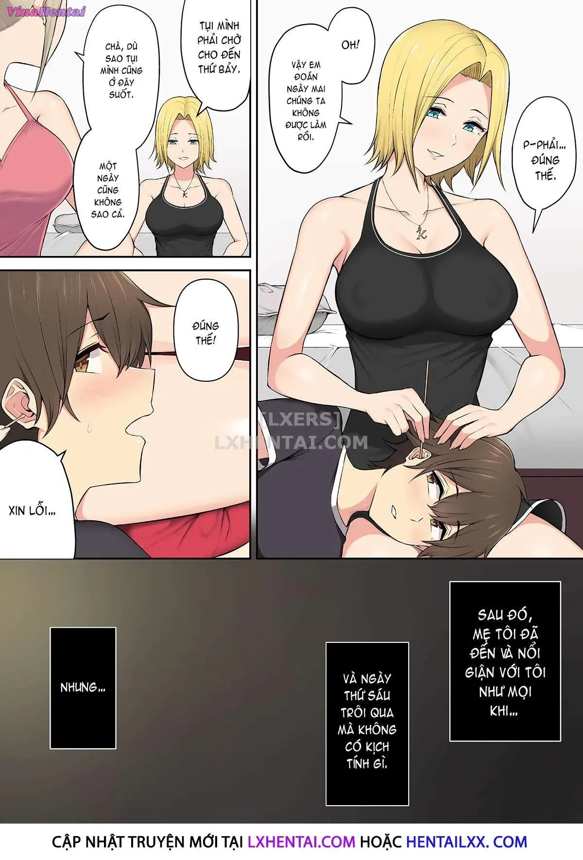 HentaiVN.net - Ảnh 41 - Imaizumi đưa cả bầy Gyaru về nhà mình - Chap 3
