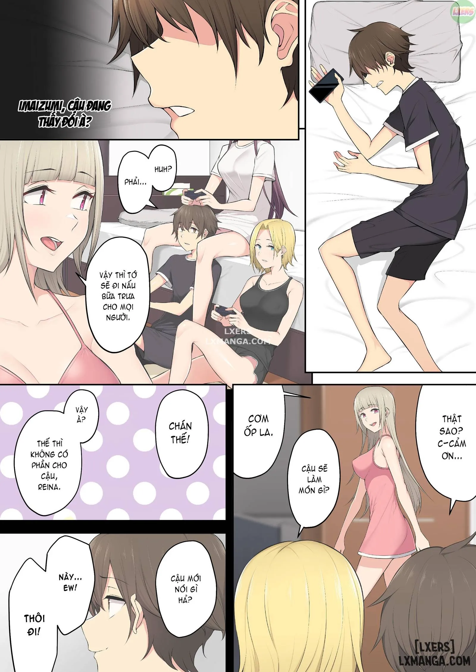 HentaiVN.net - Ảnh 41 - Imaizumi đưa cả bầy Gyaru về nhà mình - Chapter 3