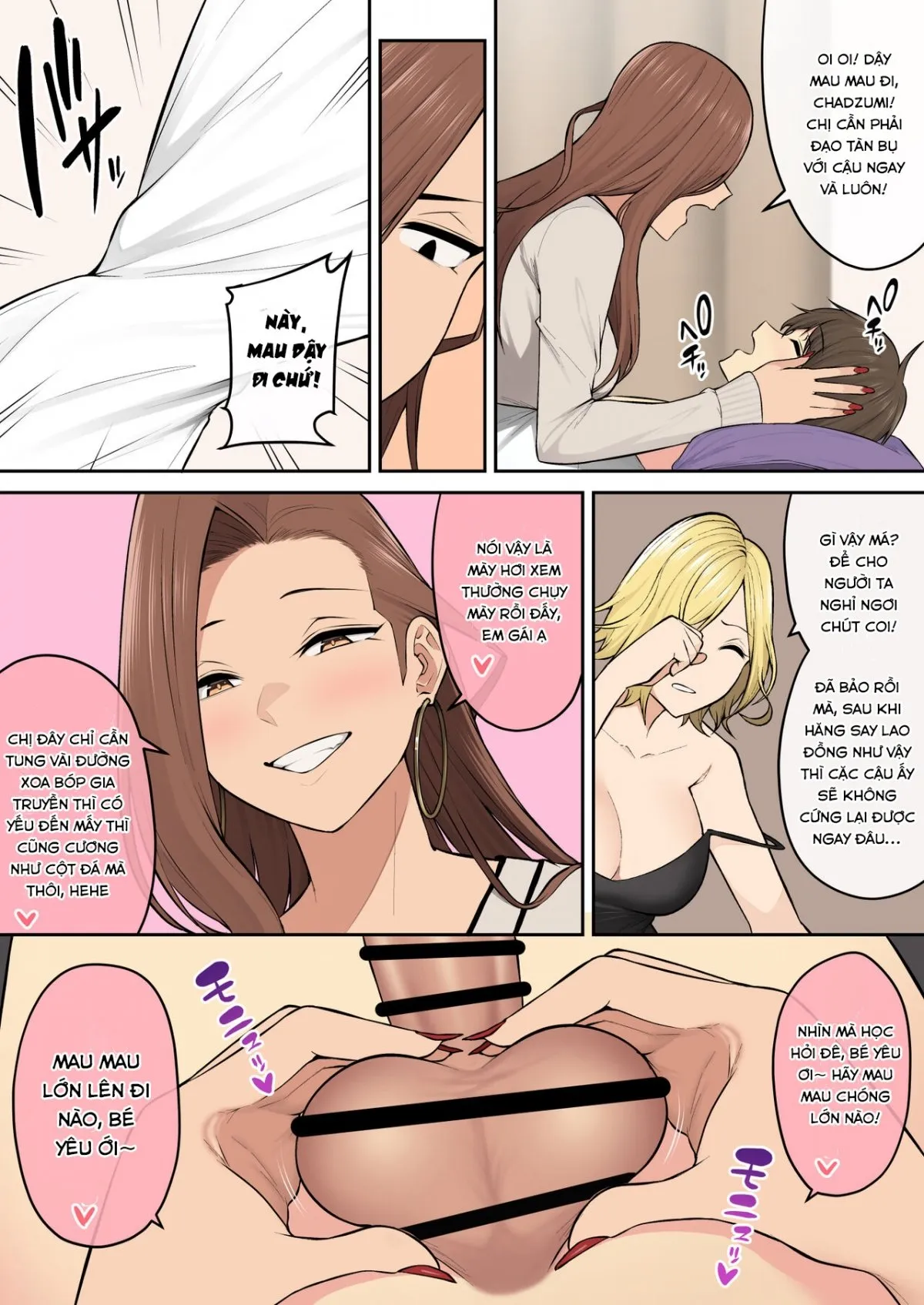 HentaiVN.net - Ảnh 41 - Imaizumi đưa cả bầy Gyaru về nhà mình - Chap 6