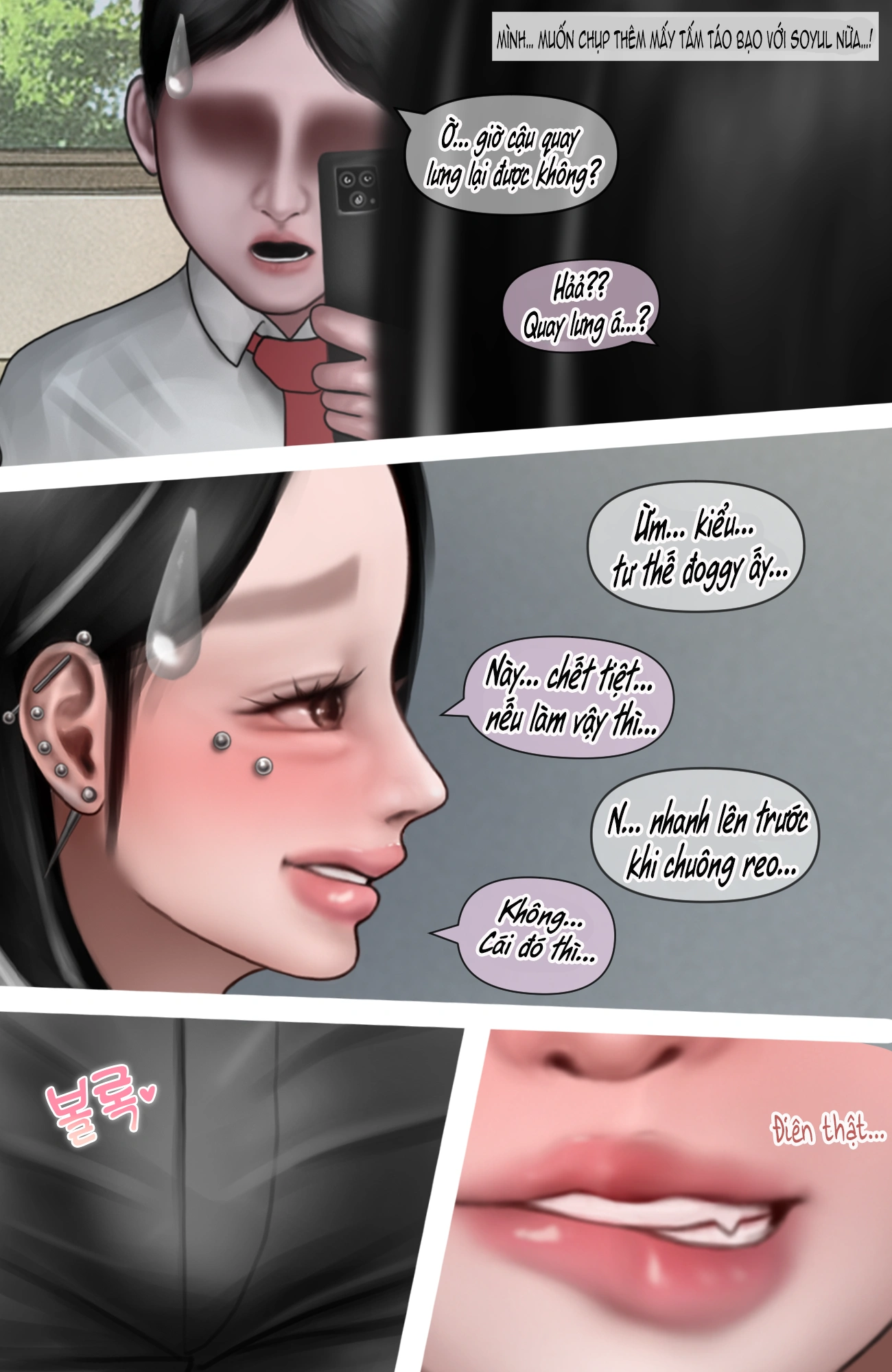 HentaiVN.net - Ảnh 45 - Gái Du Côn X Wibu Đụt Cận Trĩ - Chap 6.1