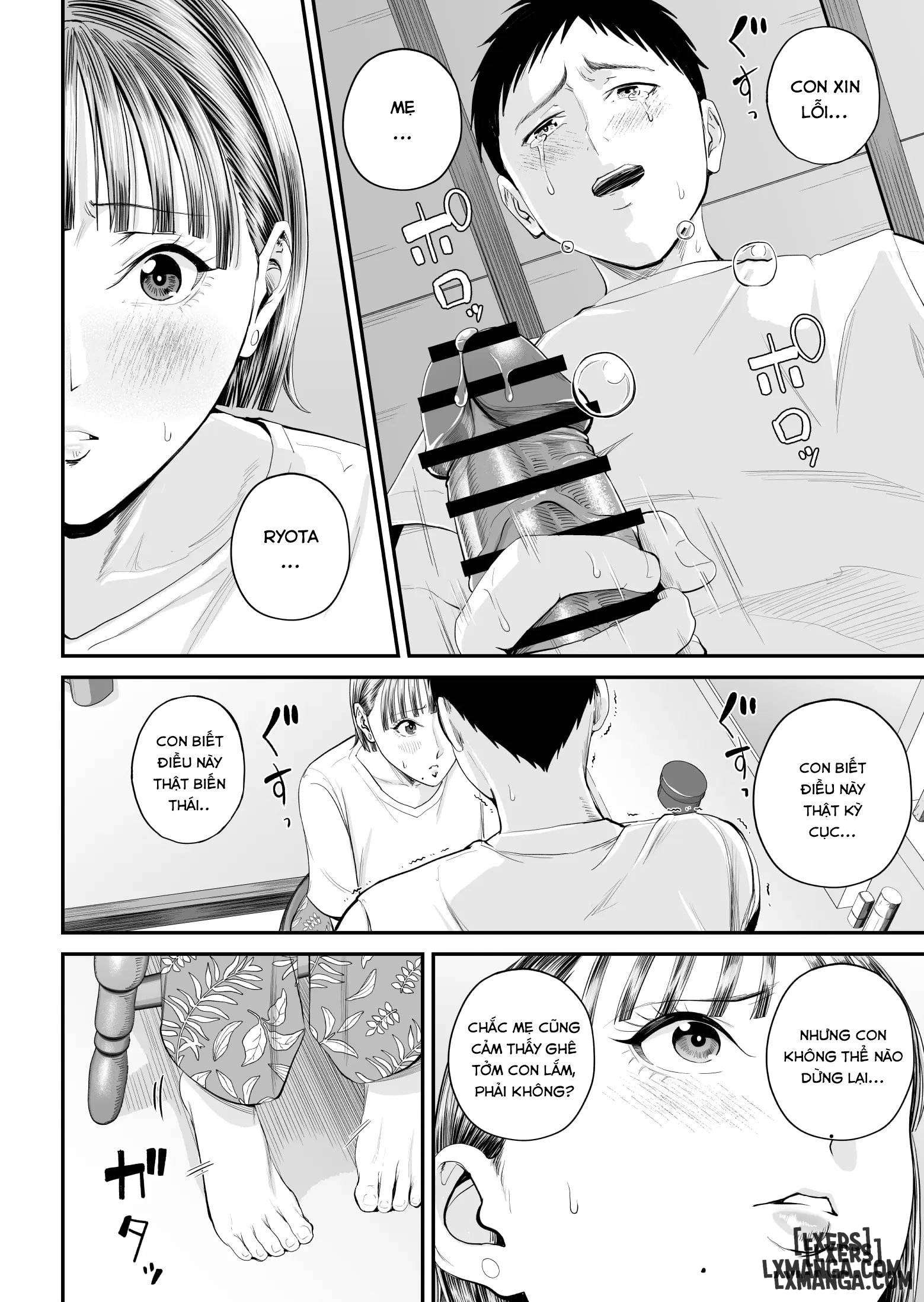 HentaiVN.net - Ảnh 42 - Boshi Jouji ~Daisuki na Okaa-san to Konya Majiwaru - Chap 1