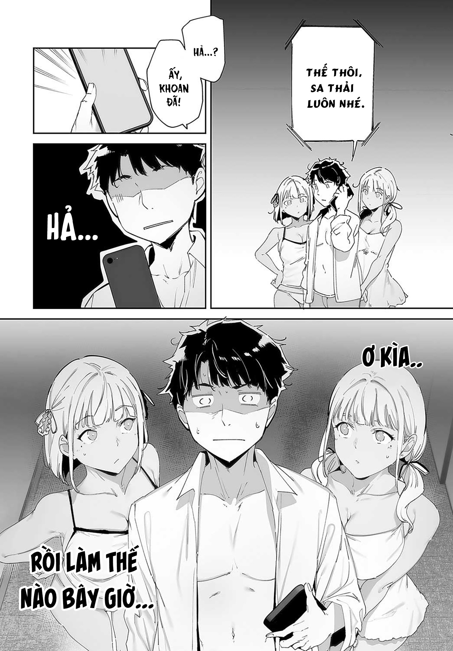 HentaiVN.net - Ảnh 44 - Hòn đảo phi luân lý - Chap 1: Bị 2 chị em trên đảo dụ dỗ.