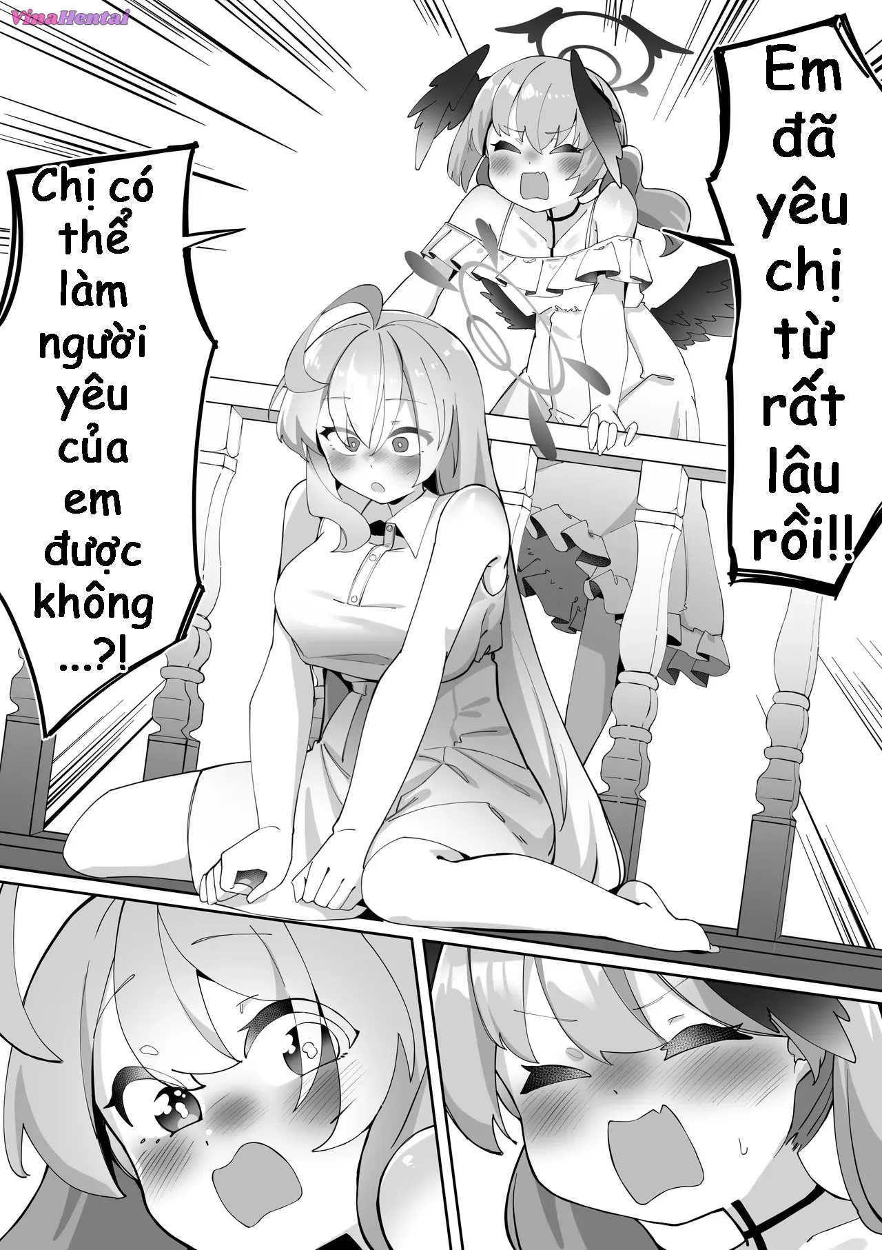 HentaiVN.net - Ảnh 43 - Futanari Koharu-chan vs Hanako-chan Manga - Chap 3