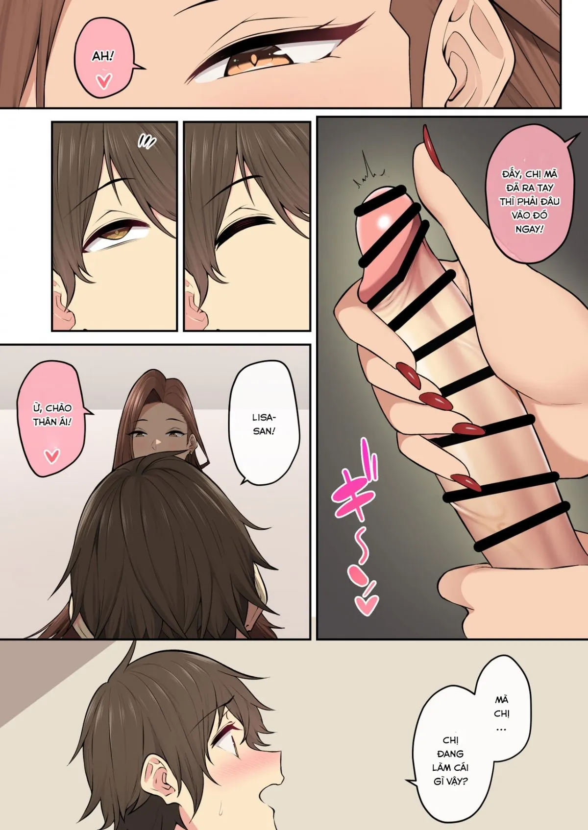 HentaiVN.net - Ảnh 42 - Imaizumi đưa cả bầy Gyaru về nhà mình - Chap 6