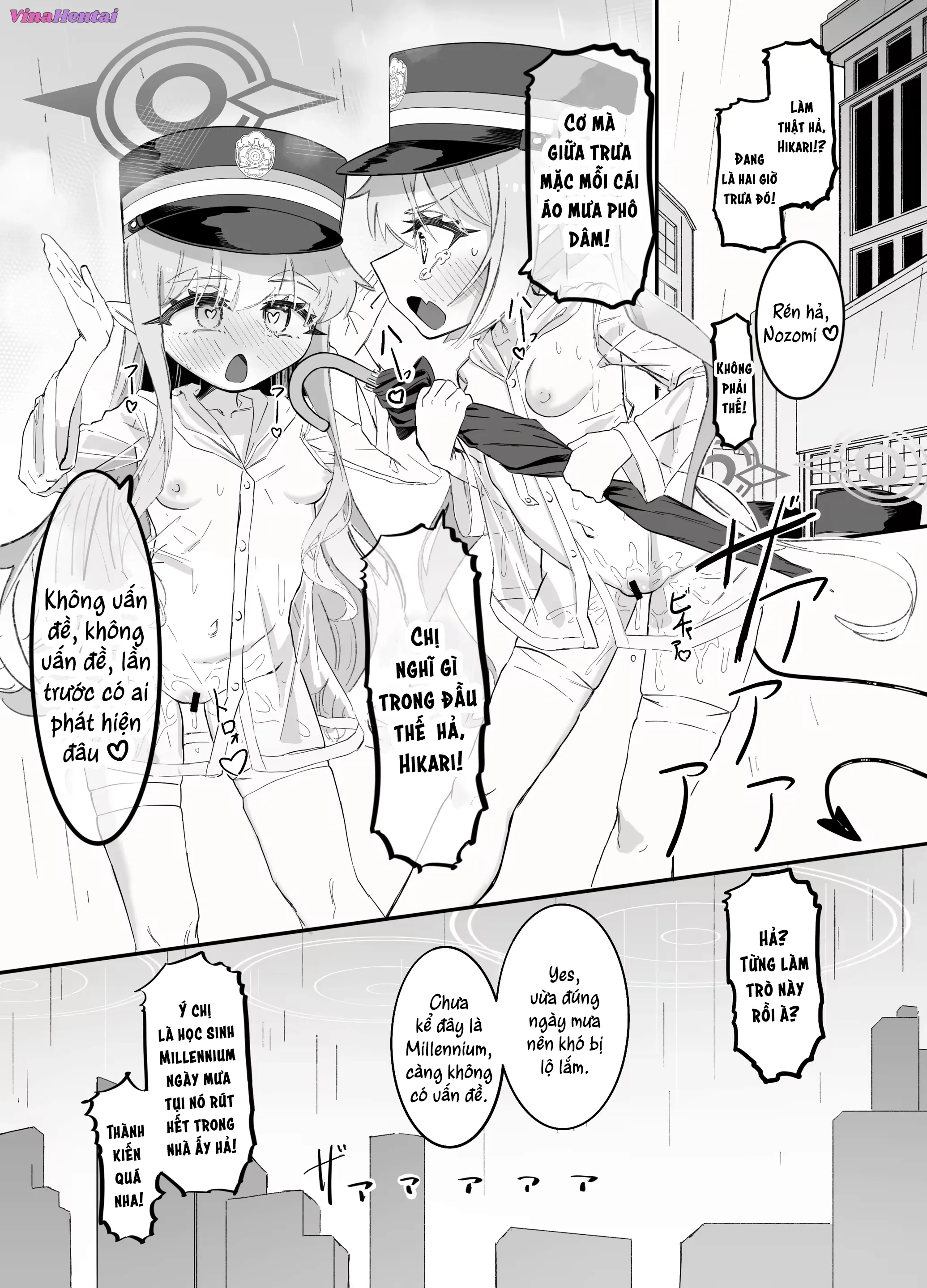 HentaiVN.net - Ảnh 43 - Nozomi Hikari & Đoàn Tàu Yuri Xình Xịch - Oneshot: Sếch Bùng Lổ