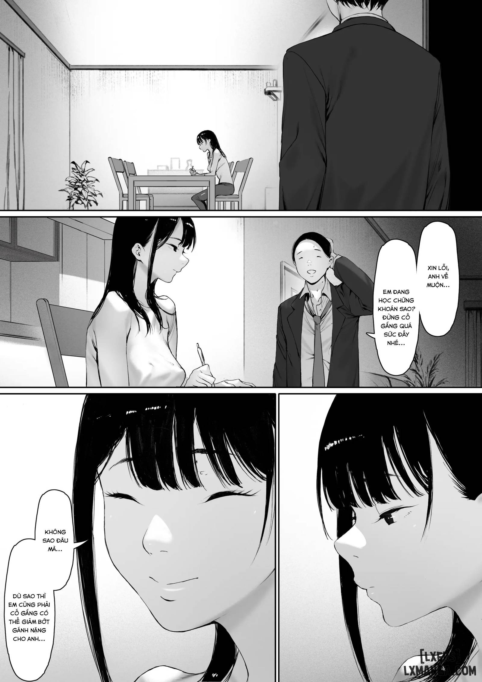 HentaiVN.net - Ảnh 42 - 3. Ánh nhìn của bố chồng 3 - Oneshot