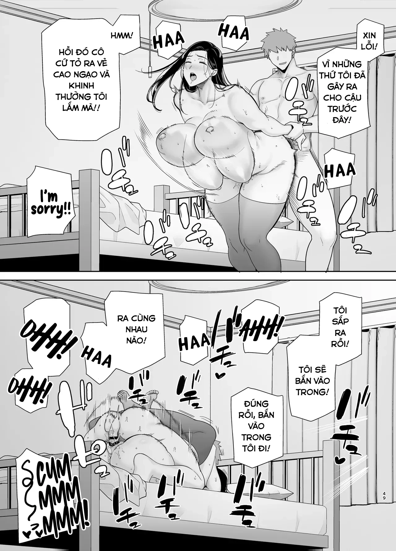 HentaiVN.net - Ảnh 47 - Chuyện cô sếp khó tính và chàng nhân viên may mắn 3 - Chap 3