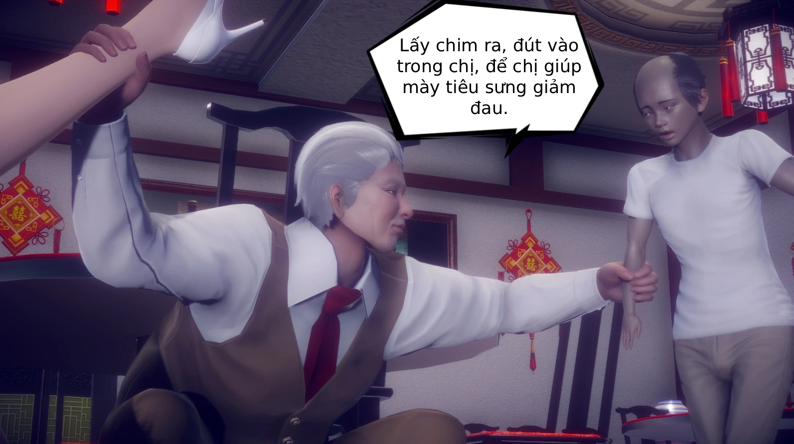 HentaiVN.net - Ảnh 26 - Tiểu Sử Trần Kiều An - Chap 6: Chặt cu ! Hoàn thành nhiệm vụ
