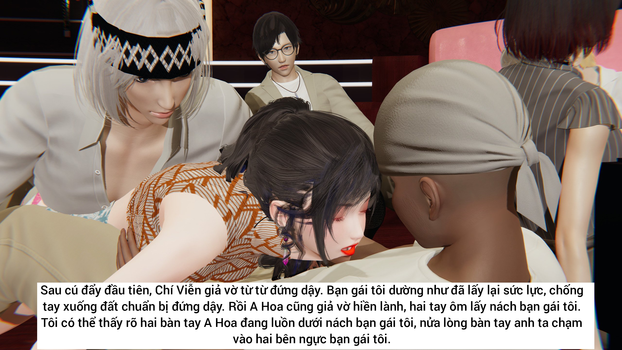 HentaiVN.net - Ảnh 44 - Vạch trần bạn gái Tiểu Nguyệt - Chap3: buổi tụ họp
