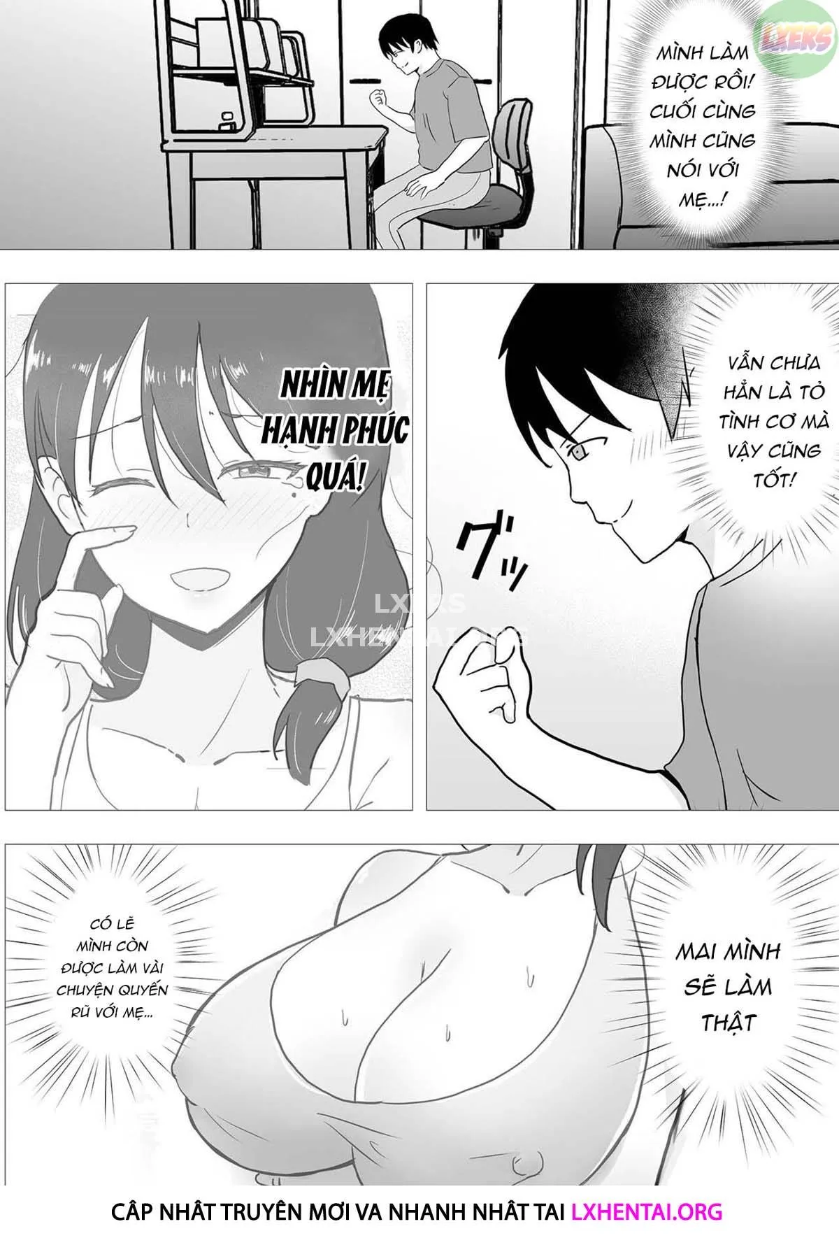 HentaiVN.net - Ảnh 43 - TomoKano Kaa-chan~ Daisuki na Ore no Hahaoya wa Aho na Shinyuu no Kanojo~ [My Mom Is My Friend's Girlfriend] - Chap 2