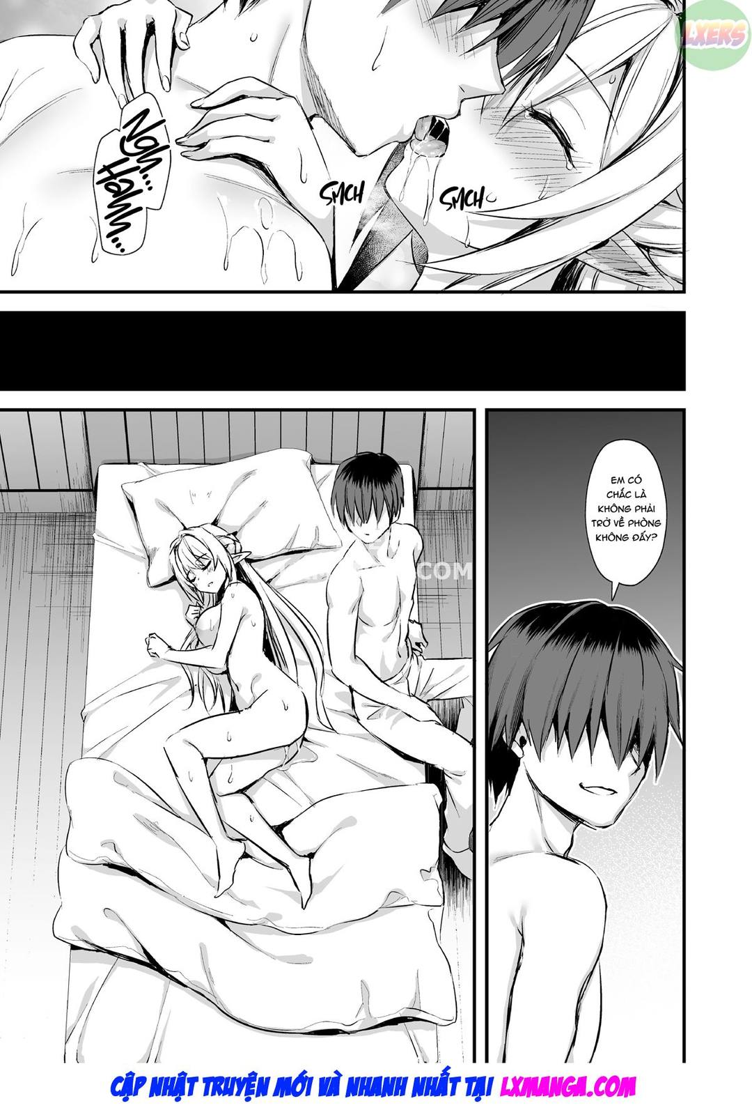 HentaiVN.net - Ảnh 43 - Để mắt đến nàng Elf nóng bỏng ở thế giới khác - Chap 3