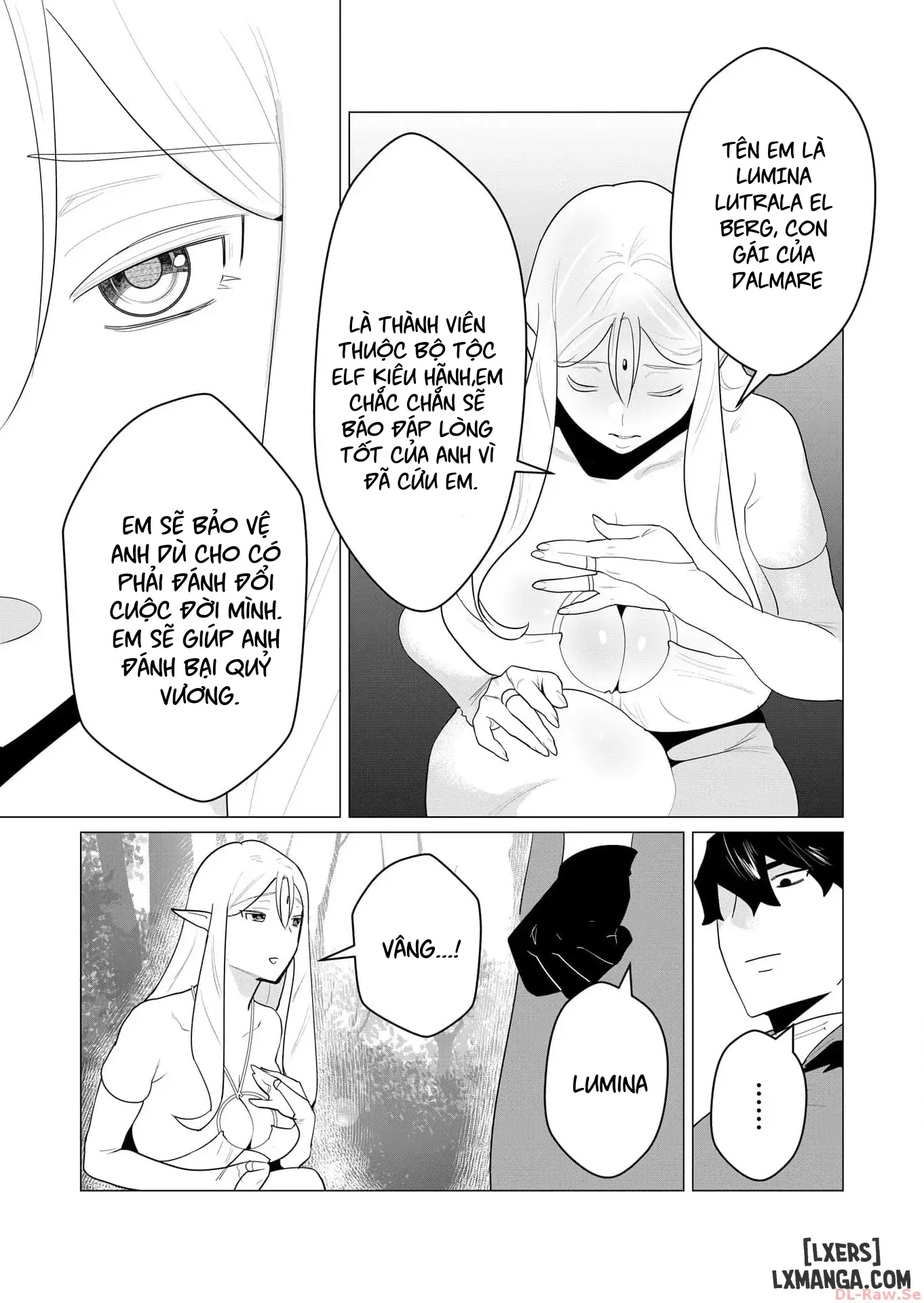 HentaiVN.net - Ảnh 43 - Vị Anh Hùng Muốn “Vợ Người Ta” Làm Phần Thưởng - Chap 1 : Dũng sĩ x Elf
