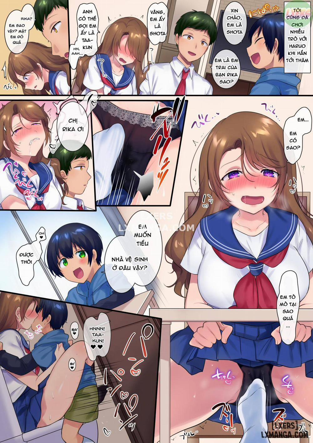 HentaiVN.net - Ảnh 44 - Bị Truck-San Hôn Quay Lại Quá Khứ Đụ Nát Lồn Của Bà Chị Dú Bự! [Kako ni Modotte Akogare no Onee-san o Netottemita; I Went Back In Time To Do NTR With My Beloved Onee-san] - Oneshot