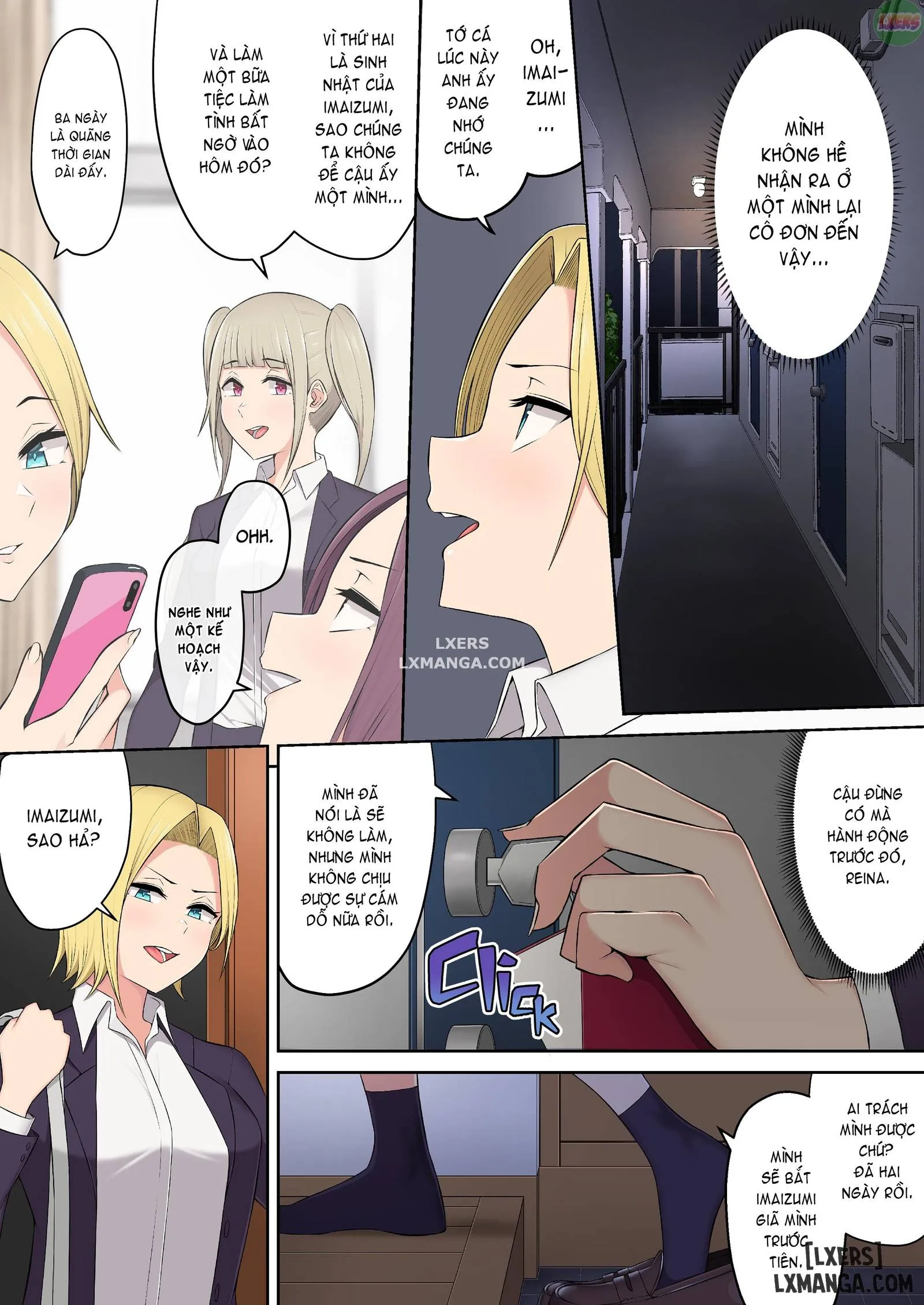 HentaiVN.net - Ảnh 43 - Imaizumi đưa cả bầy Gyaru về nhà mình - Chapter 3