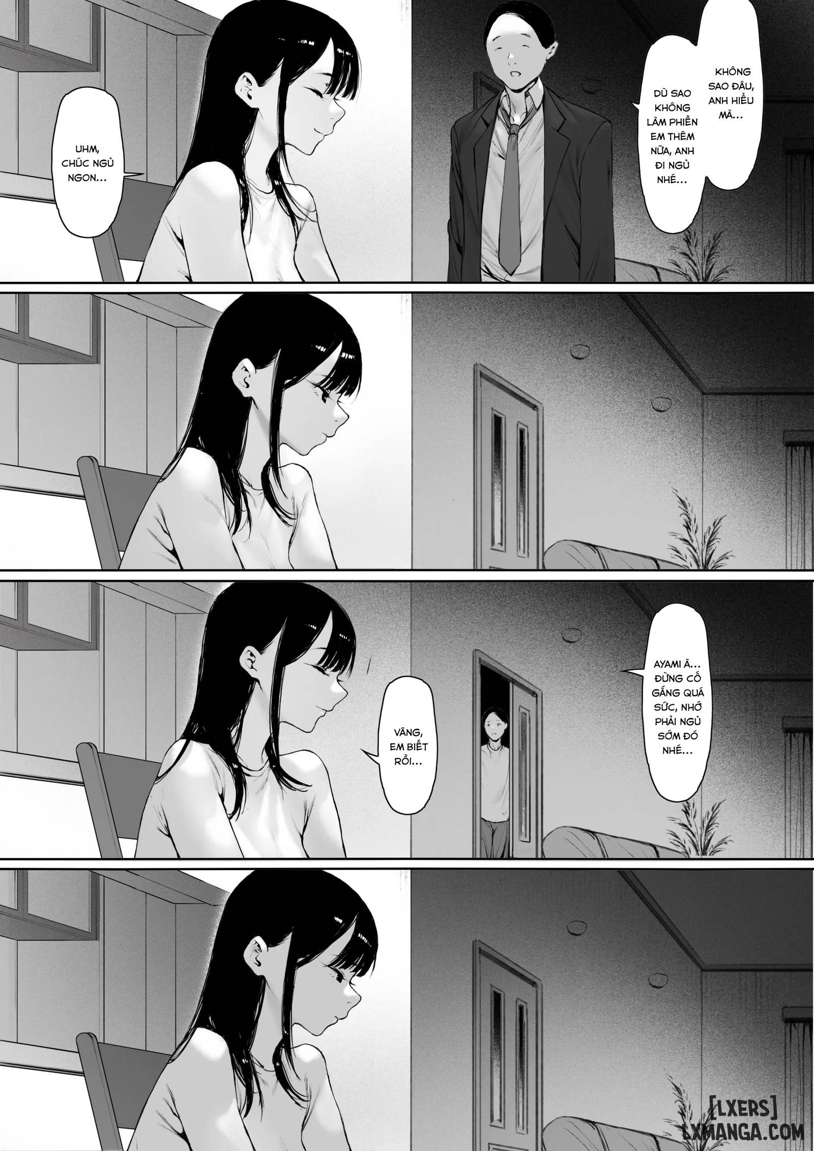 HentaiVN.net - Ảnh 43 - 3. Ánh nhìn của bố chồng 3 - Oneshot