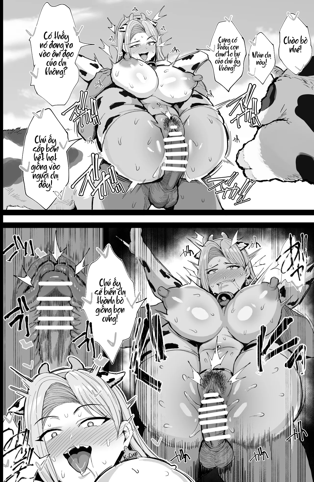 HentaiVN.net - Ảnh 44 - First Mating 'n Milking Experience - Oneshot