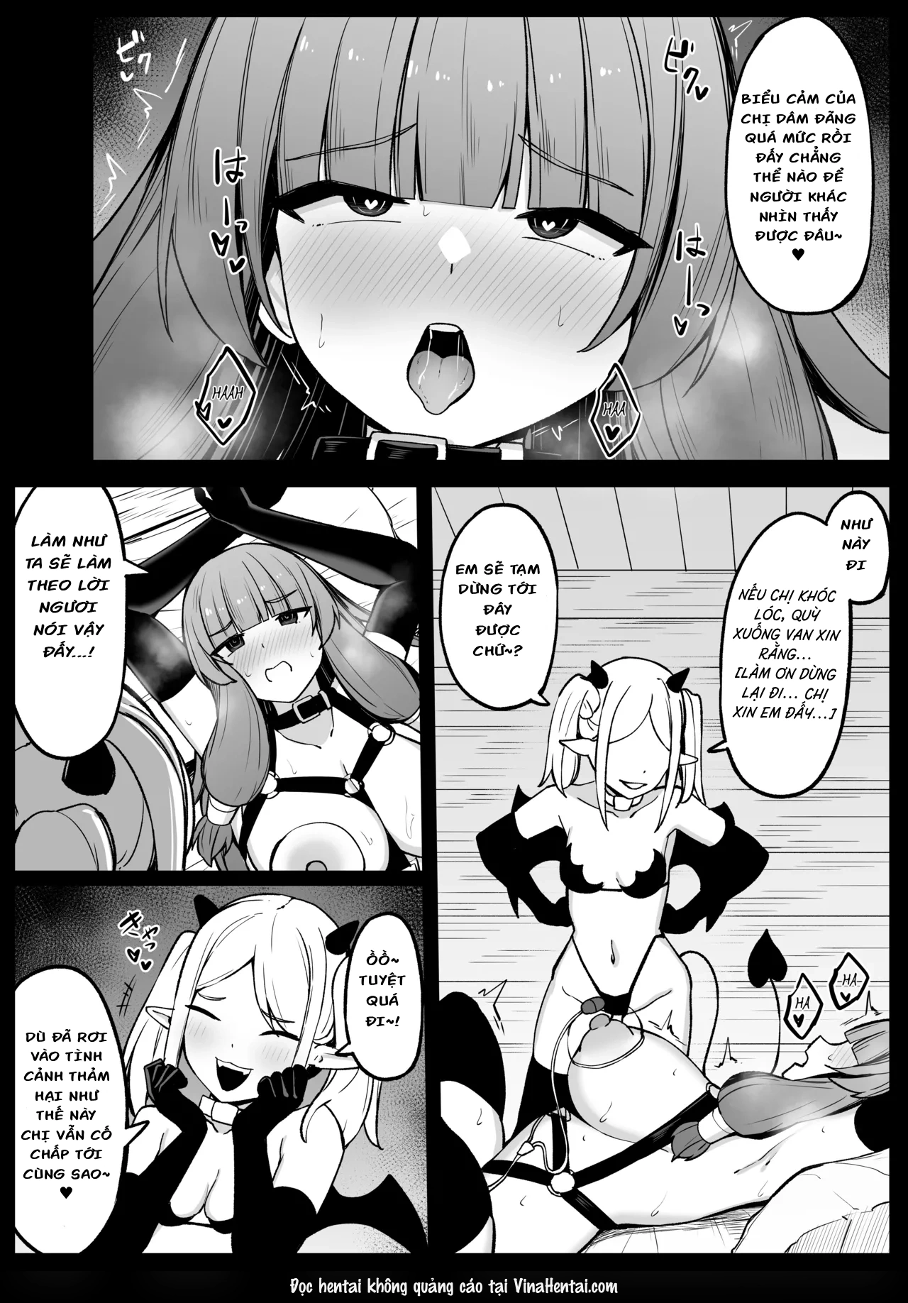 HentaiVN.net - Ảnh 43 - Câu chuyện về nữ phù thủy mạnh nhất bị một succubus mê hoặc và đánh bại. - Oneshot