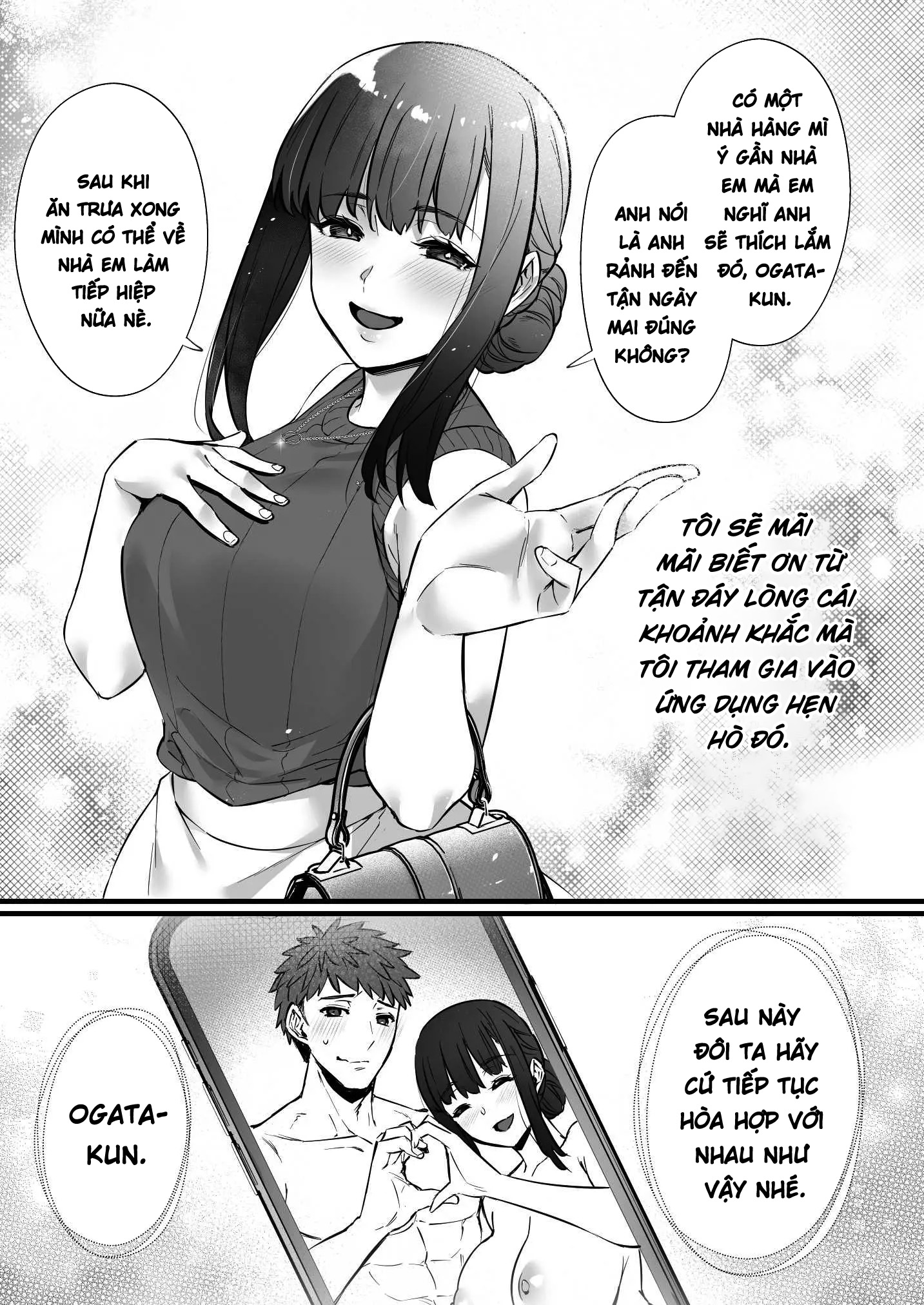 HentaiVN.net - Ảnh 42 - Chinpo no Dekai Ore ga MatchApp de Aishou Saikou na Dosukebe Onna to Deattara 2 - Chap 3